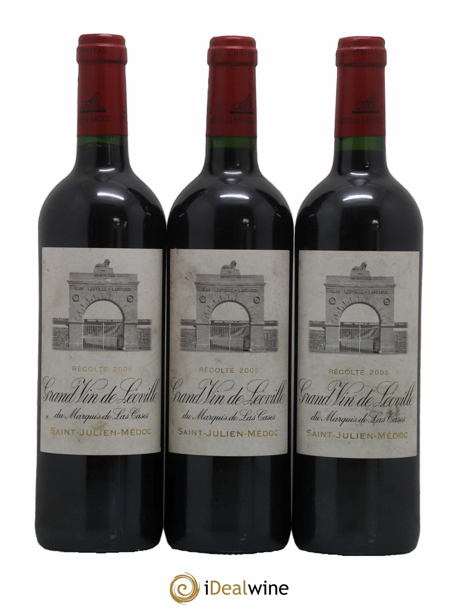 Château Léoville Las Cases 2ème Grand Cru Classé 2005 - Lot de 3 bouteilles - 0