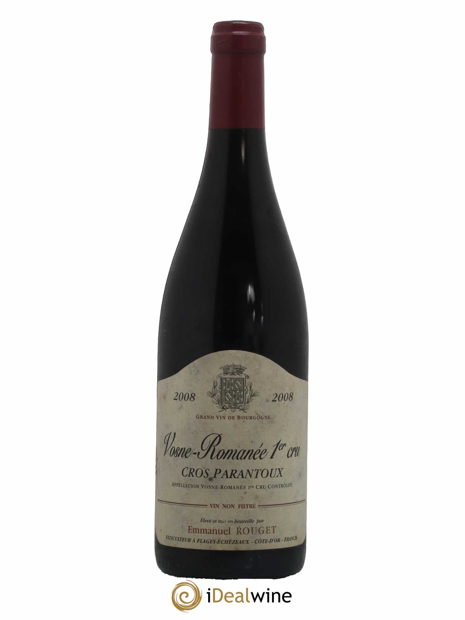 Vosne-Romanée 1er Cru Cros Parantoux Emmanuel Rouget 2008 - Posten von 1 Flasche - 0