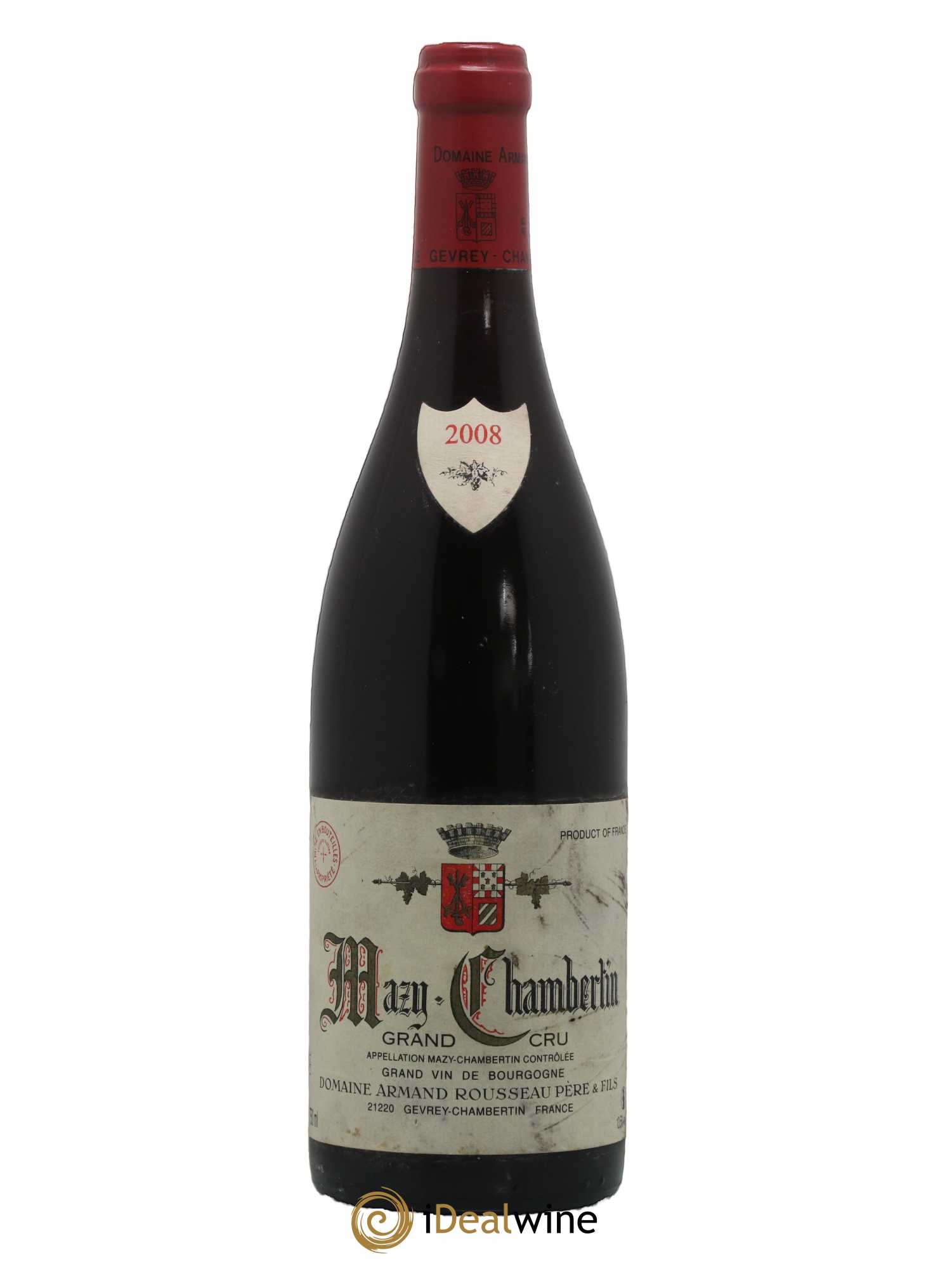 Mazis-Chambertin Grand Cru Armand Rousseau (Domaine) 2008 - Lot de 1 bouteille - 0