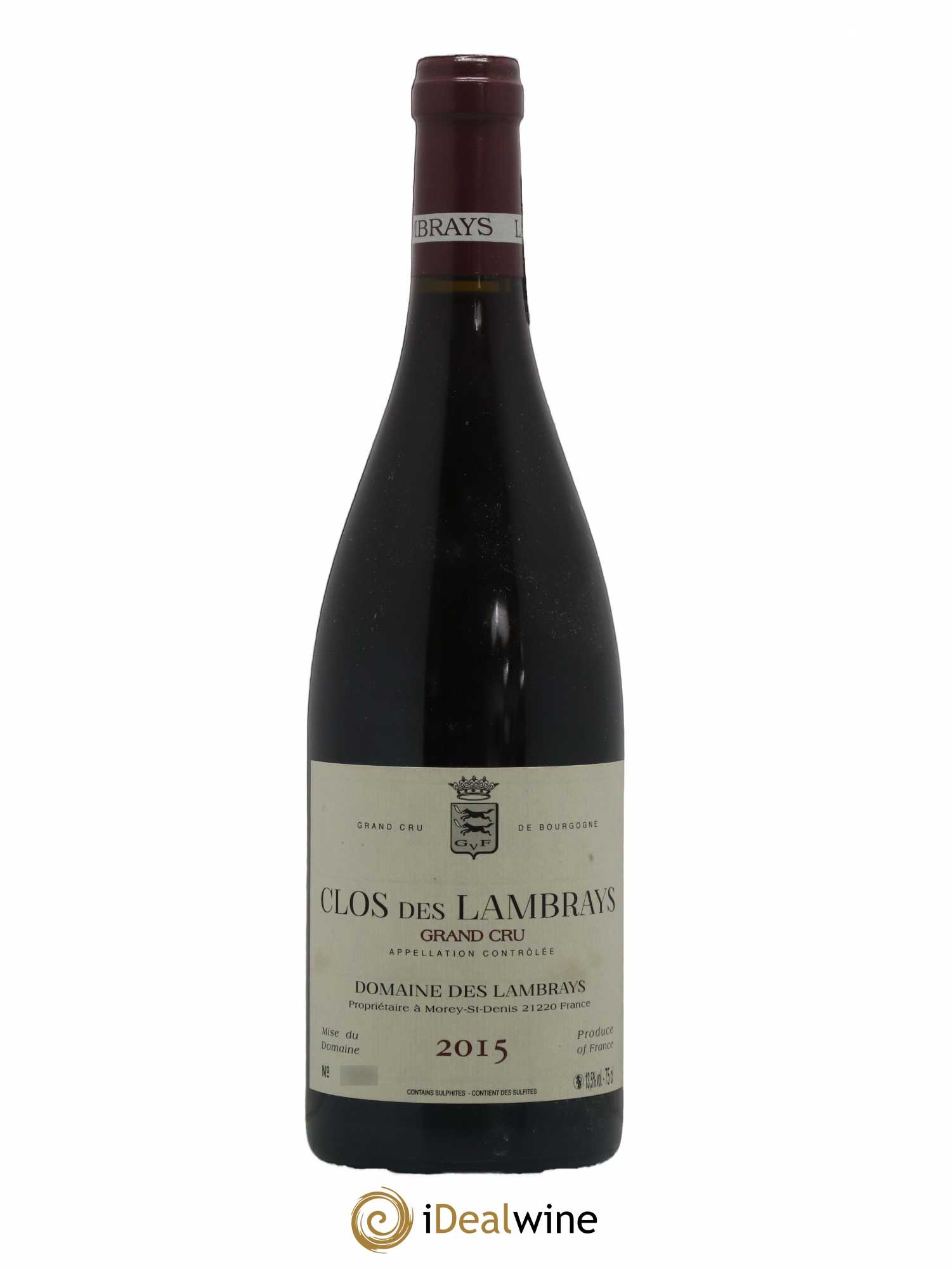 Clos des Lambrays Grand Cru Domaine des Lambrays 2015 - Posten von 1 Flasche - 0