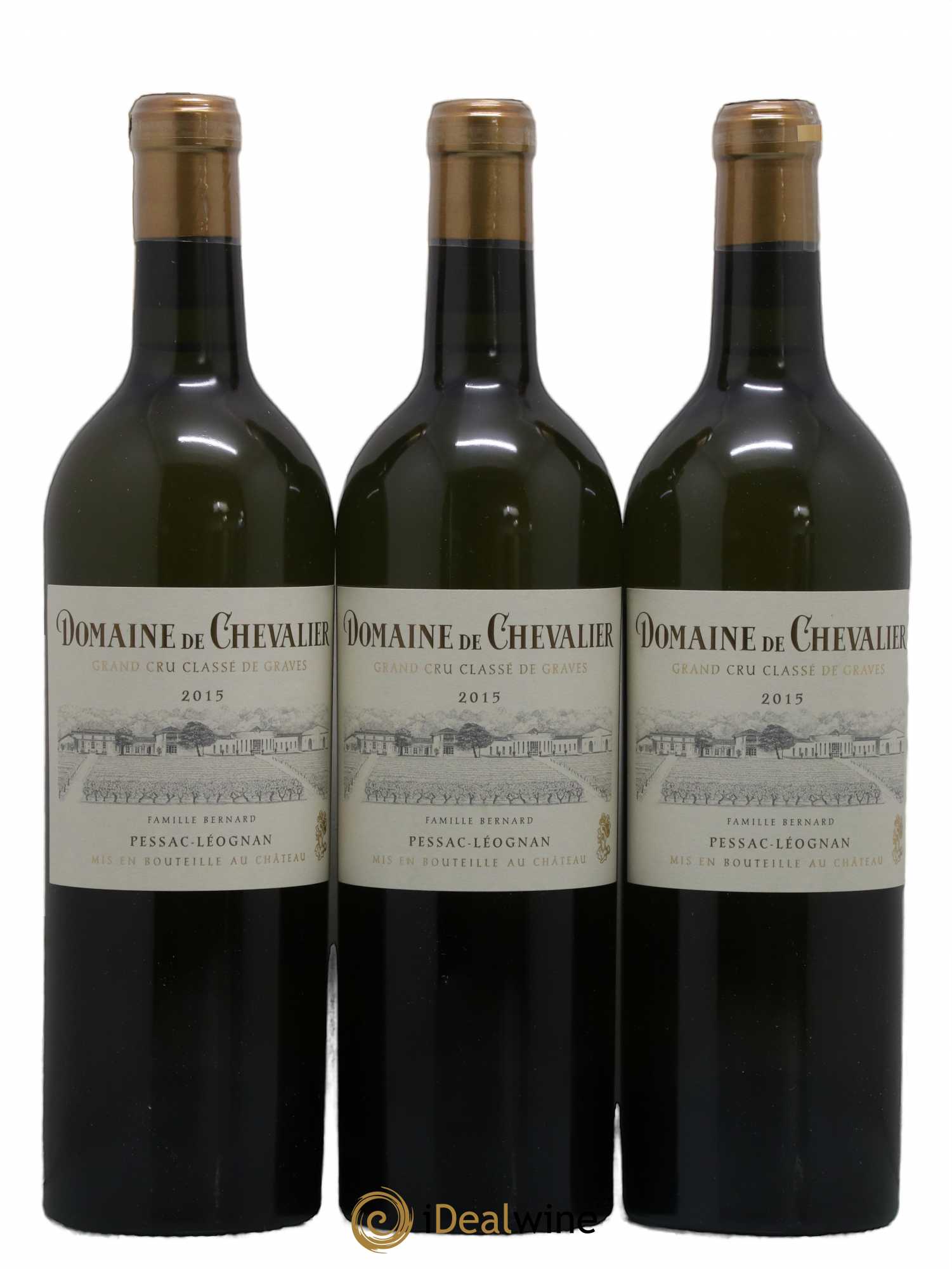 Domaine de Chevalier Cru Classé de Graves 2015 - Lot de 3 bouteilles - 0