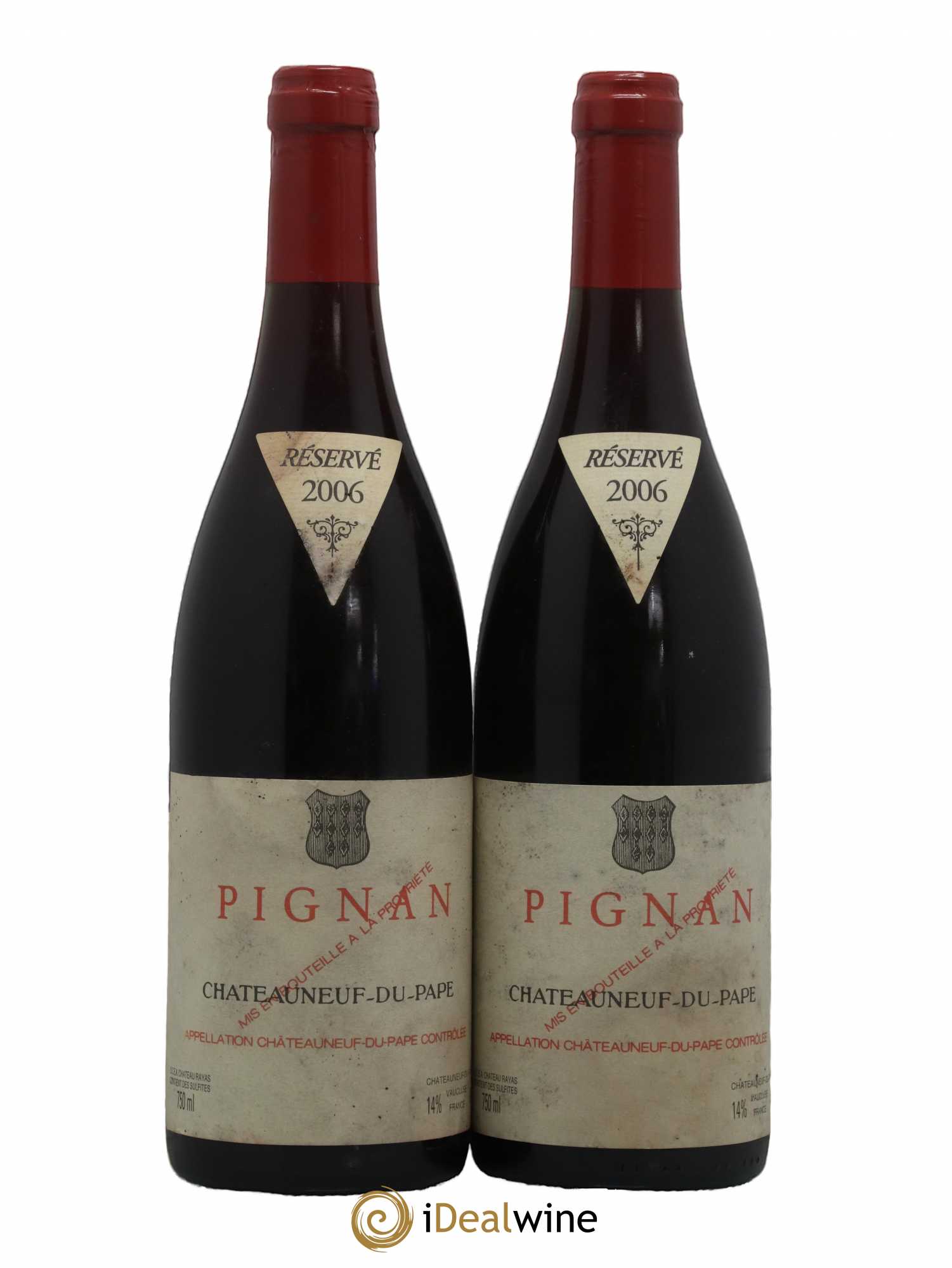 Châteauneuf-du-Pape Pignan Emmanuel Reynaud 2006 - Lot de 2 bouteilles - 0