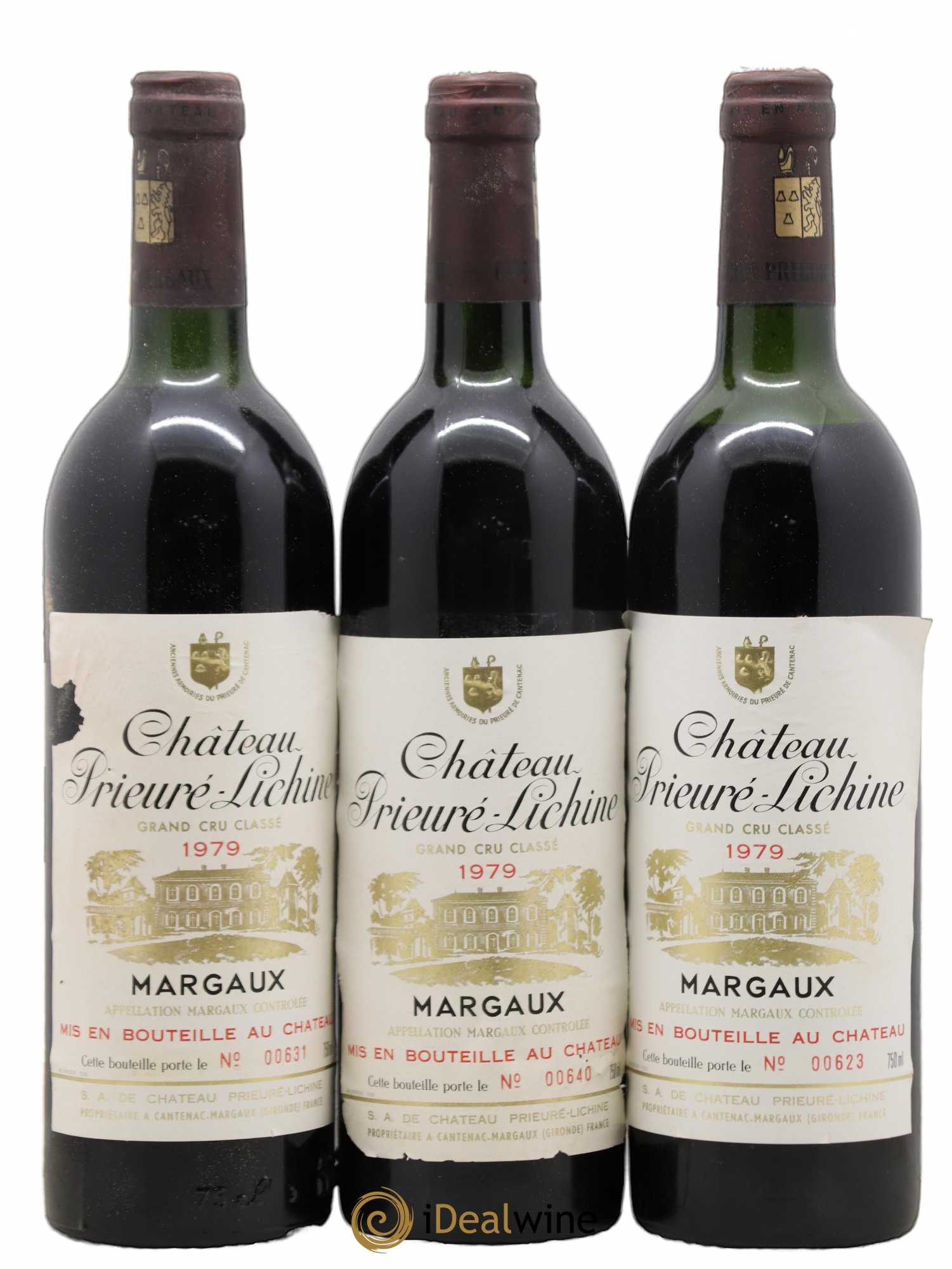 Château Prieuré Lichine 4ème Grand Cru Classé 1979 - Lot de 12 bouteilles - 1