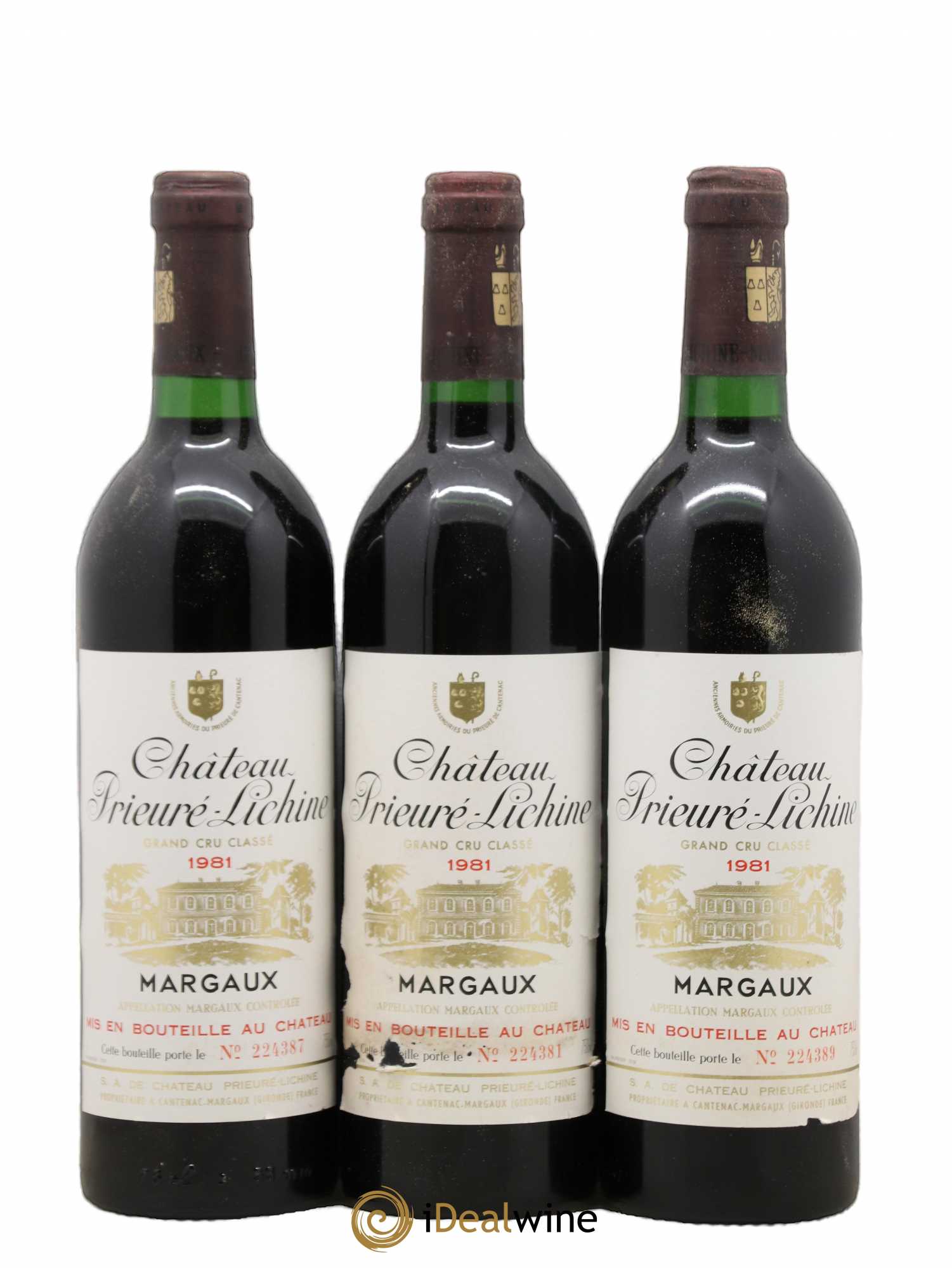 Château Prieuré Lichine 4ème Grand Cru Classé 1981 - Lot de 12 bouteilles - 4