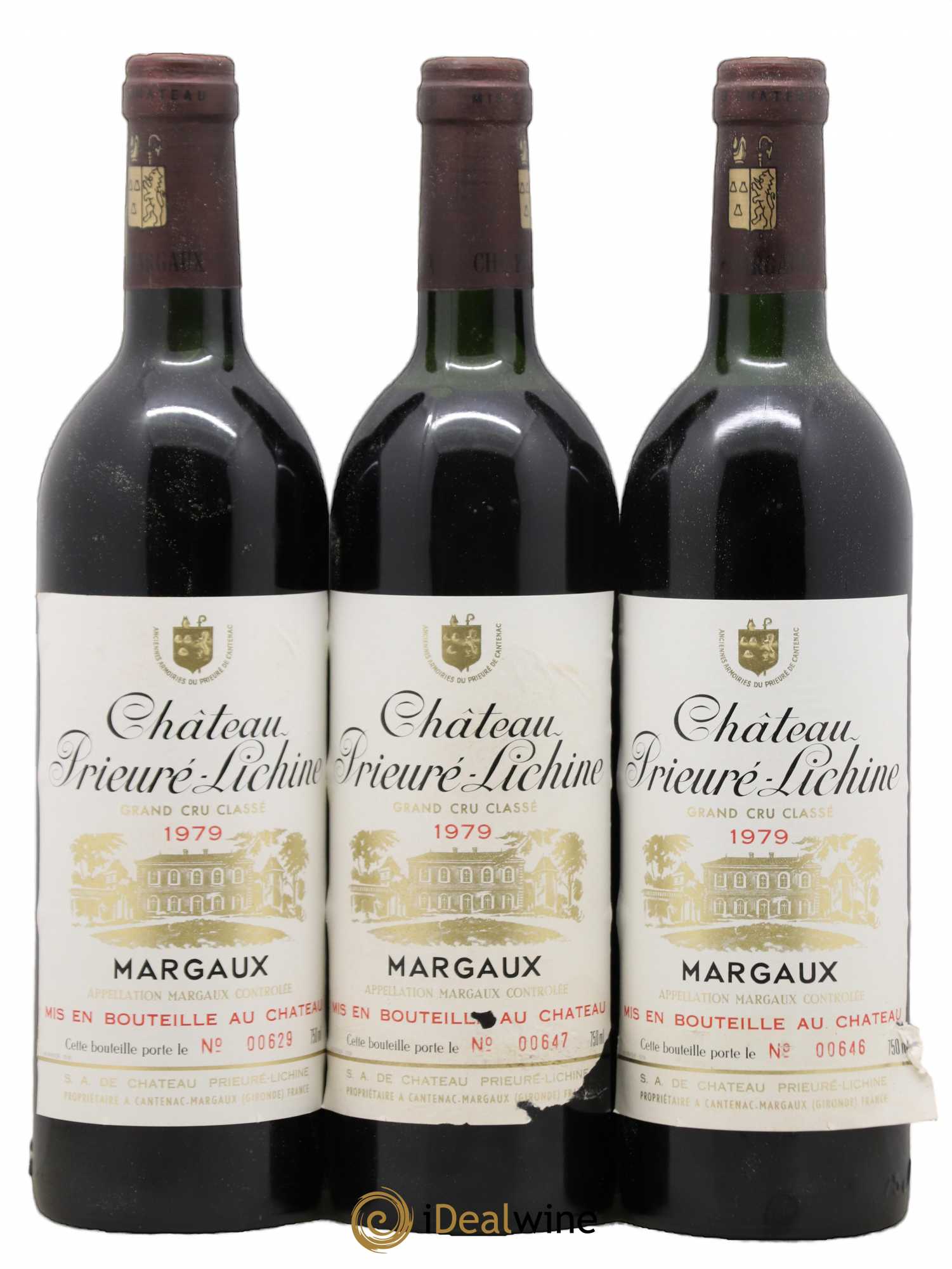 Château Prieuré Lichine 4ème Grand Cru Classé 1979 - Lot de 12 bouteilles - 3