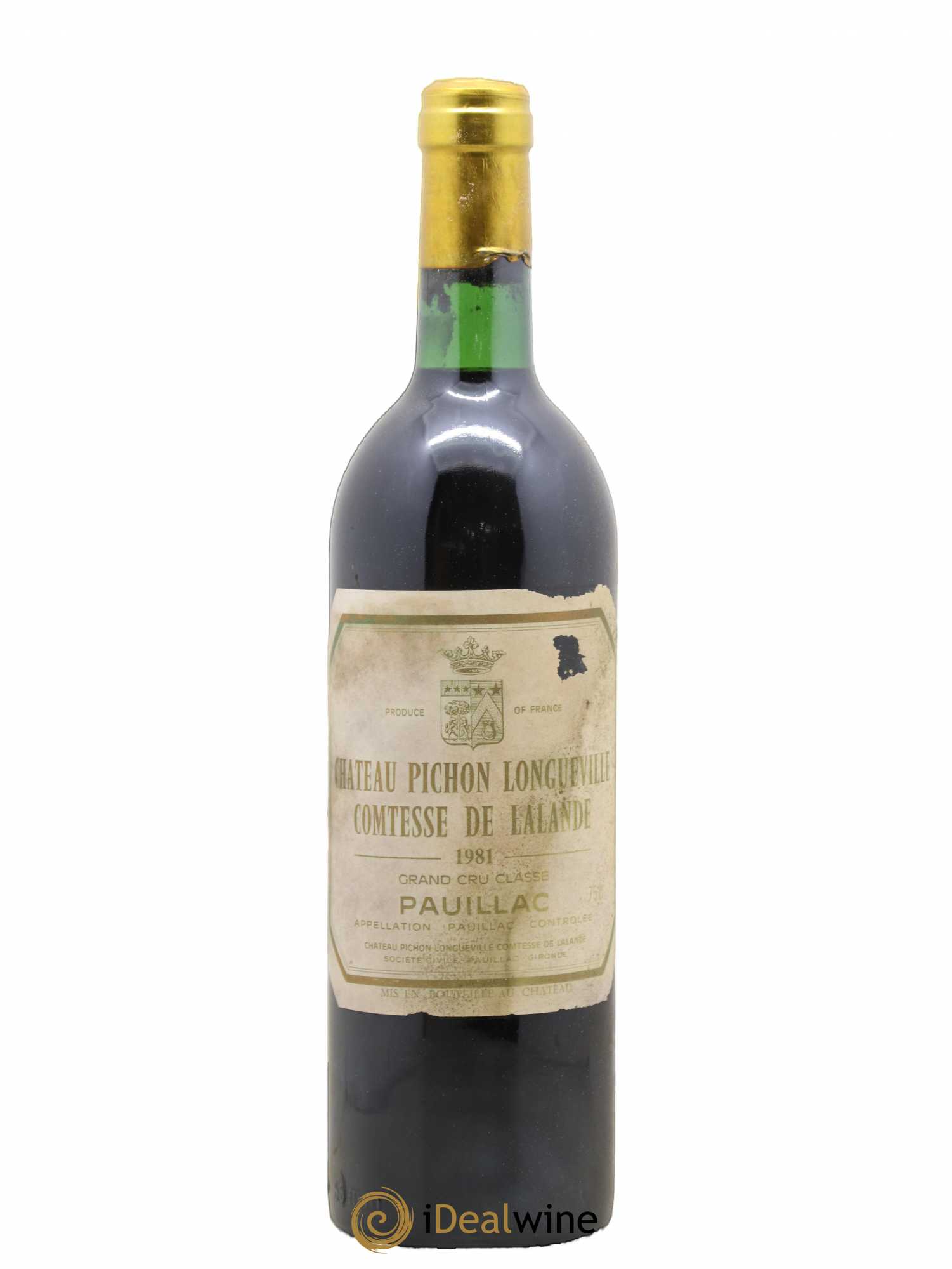 Château Pichon Longueville Comtesse de Lalande 2ème Grand Cru Classé 1981 - Lot de 1 bouteille - 0