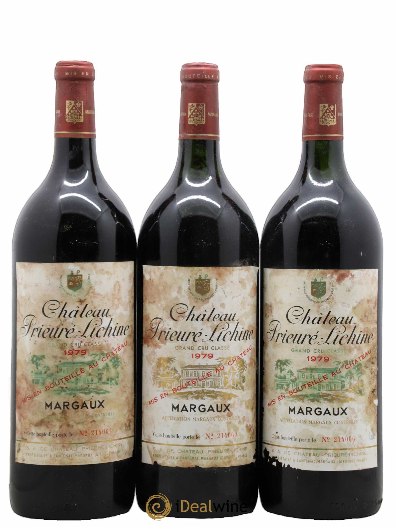 Château Prieuré Lichine 4ème Grand Cru Classé 1979 - Lot de 6 magnums - 2