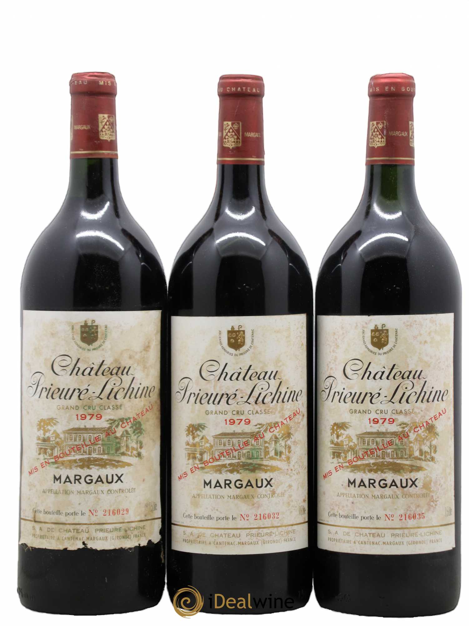 Château Prieuré Lichine 4ème Grand Cru Classé 1979 - Lot de 6 magnums - 1