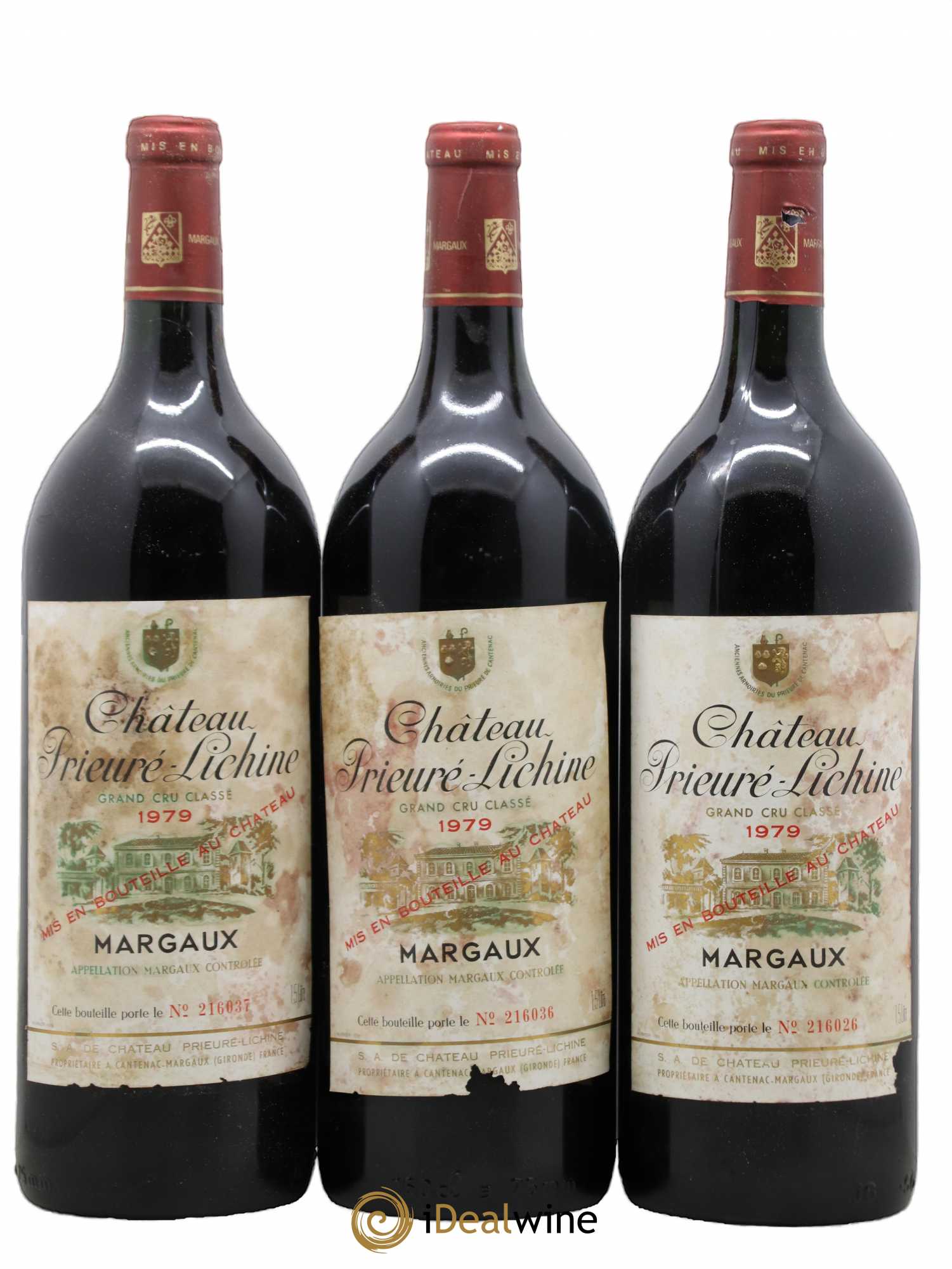 Château Prieuré Lichine 4ème Grand Cru Classé 1979 - Lot de 6 magnums - 2