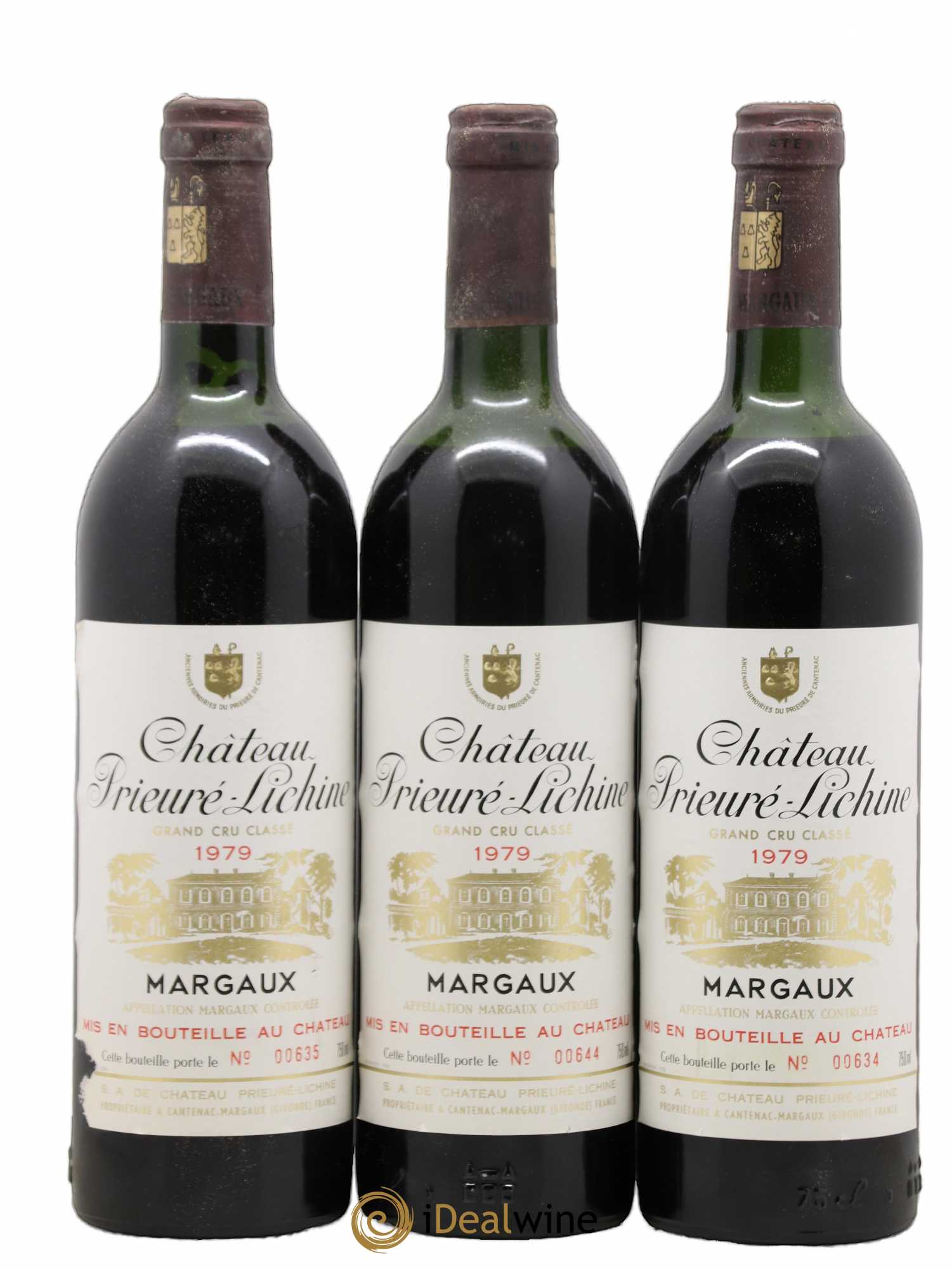 Château Prieuré Lichine 4ème Grand Cru Classé 1979 - Lot de 12 bouteilles - 1