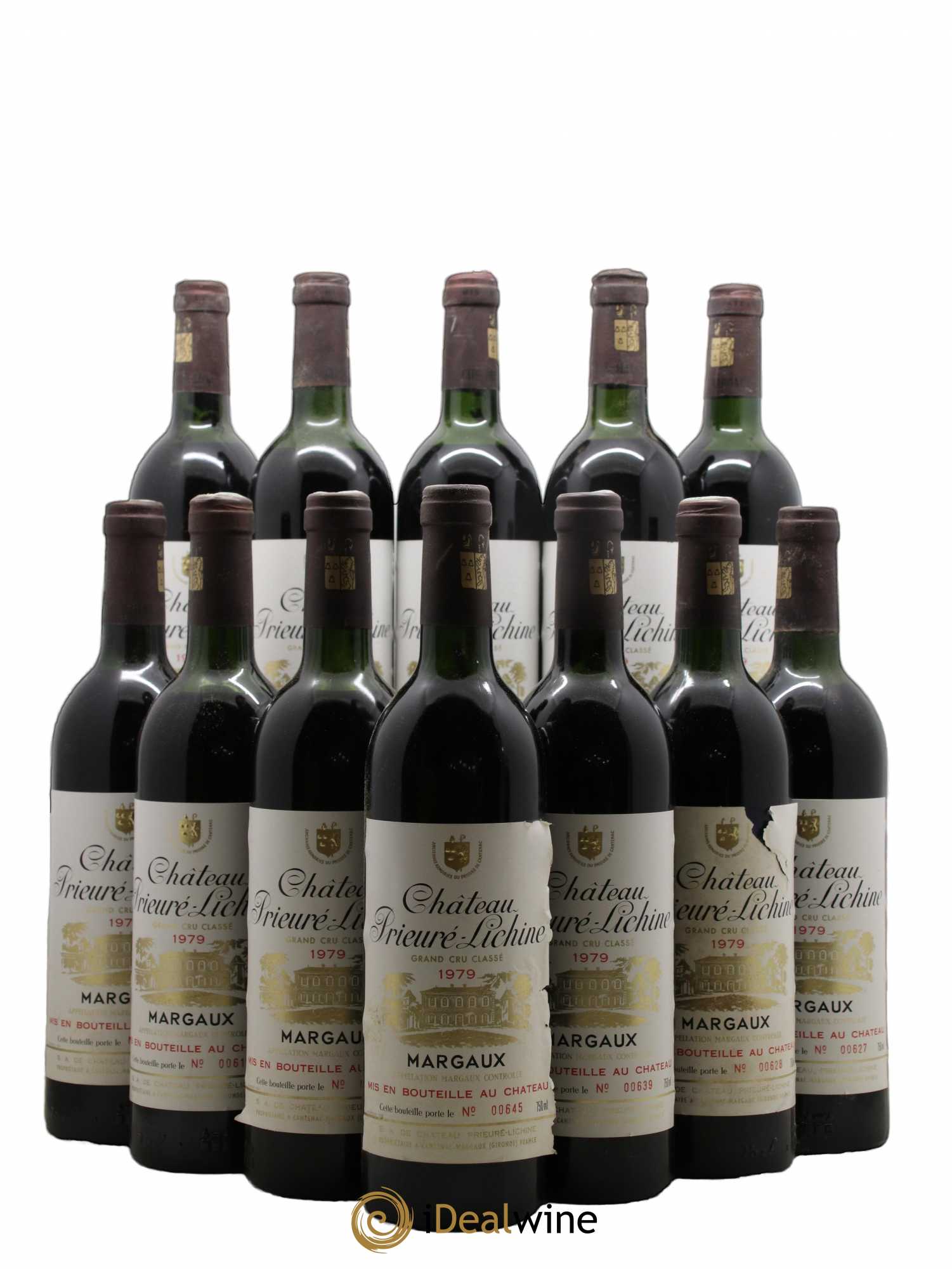 Château Prieuré Lichine 4ème Grand Cru Classé 1979 - Lot de 12 bouteilles - 0