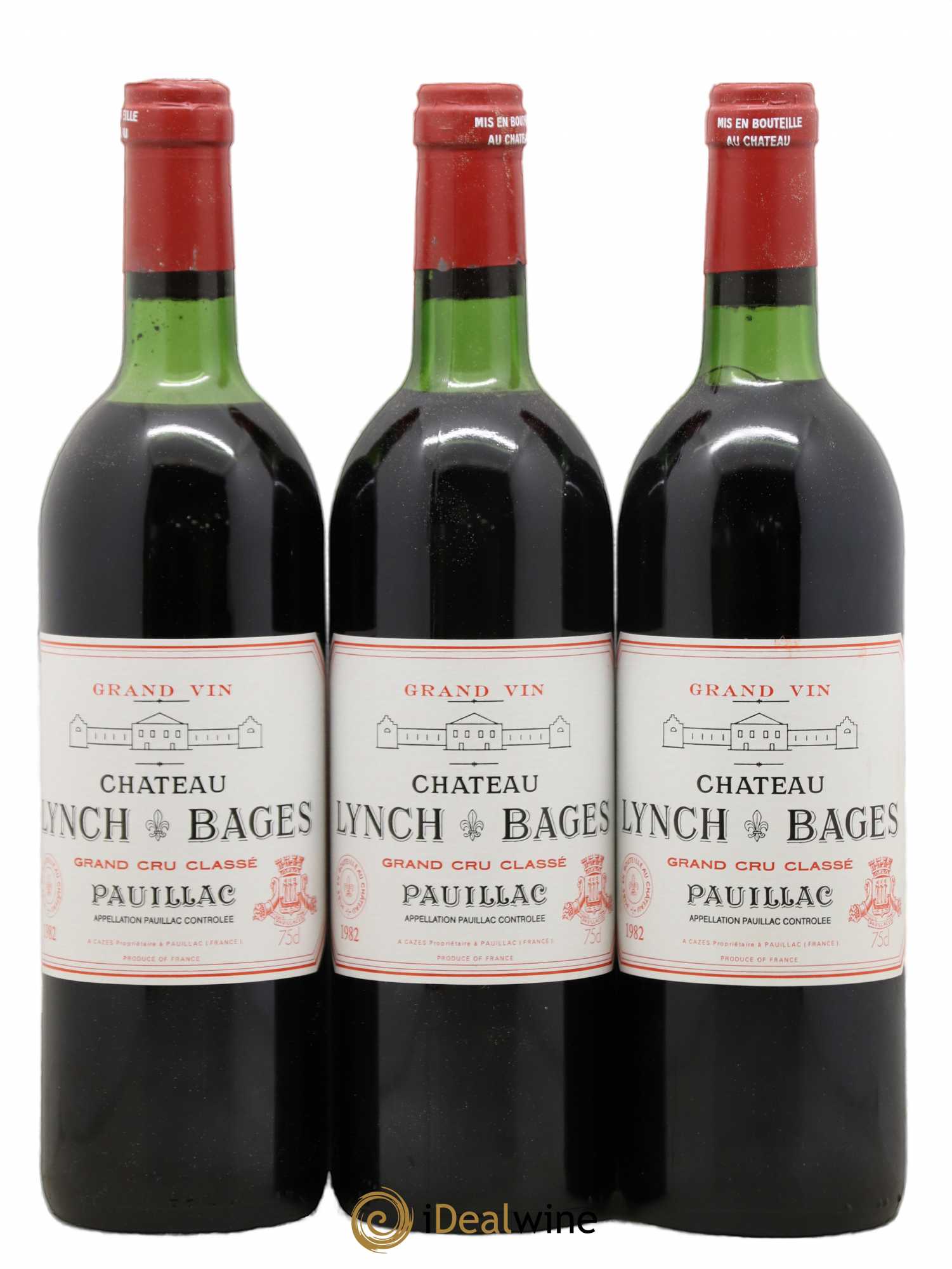 Château Lynch Bages 5ème Grand Cru Classé 1982 - Lot de 12 bouteilles - 3