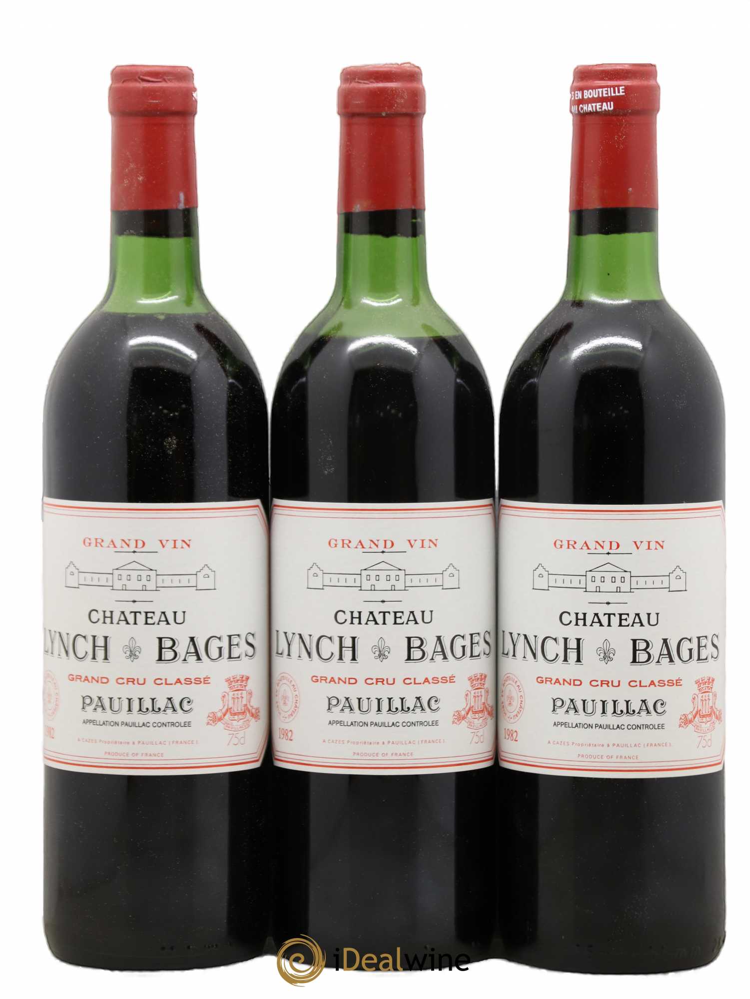 Château Lynch Bages 5ème Grand Cru Classé 1982 - Lot de 12 bouteilles - 4
