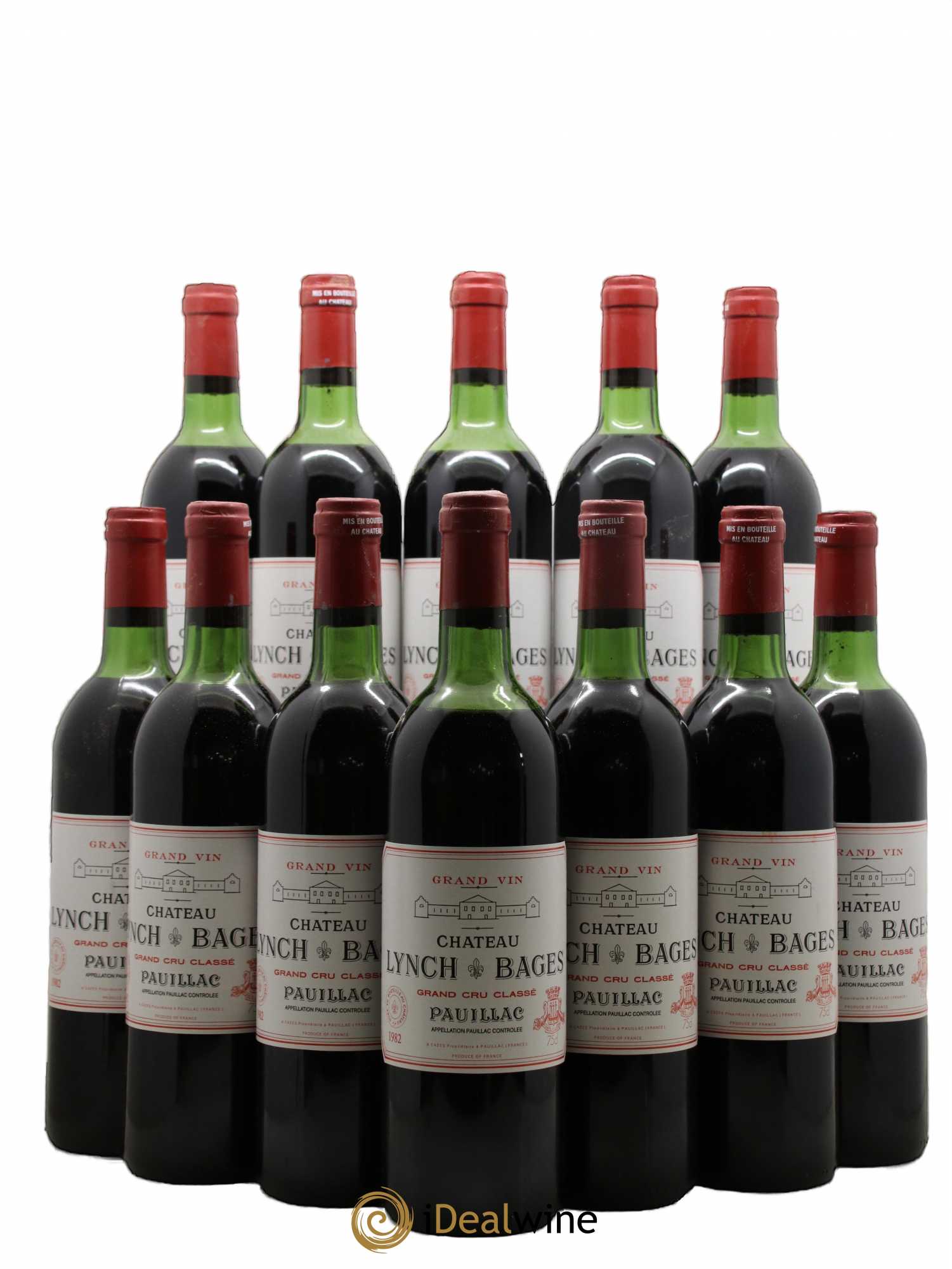 Château Lynch Bages 5ème Grand Cru Classé 1982 - Lot de 12 bouteilles - 0