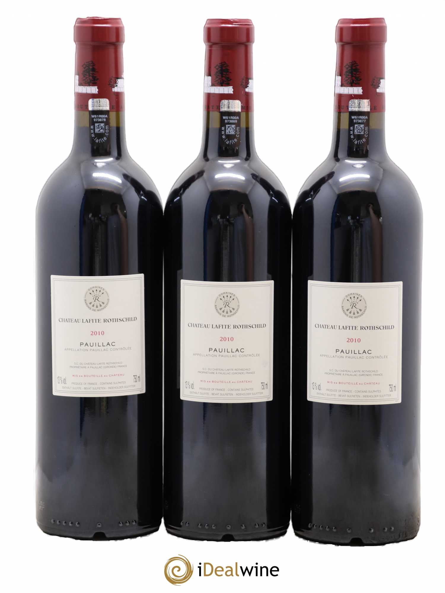 Château Lafite Rothschild 1er Grand Cru Classé 2010 - Lot de 6 bouteilles - 2