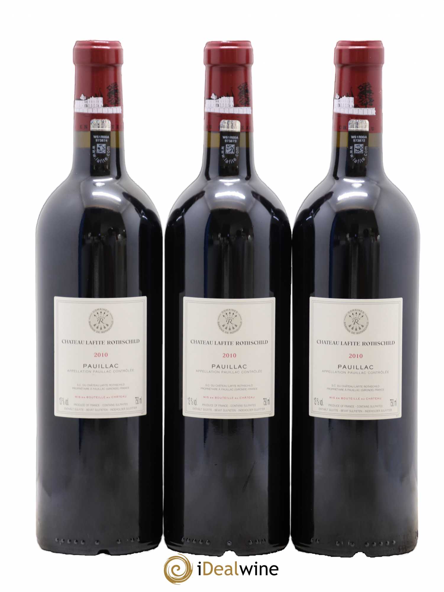 Château Lafite Rothschild 1er Grand Cru Classé 2010 - Lot de 6 bouteilles - 2