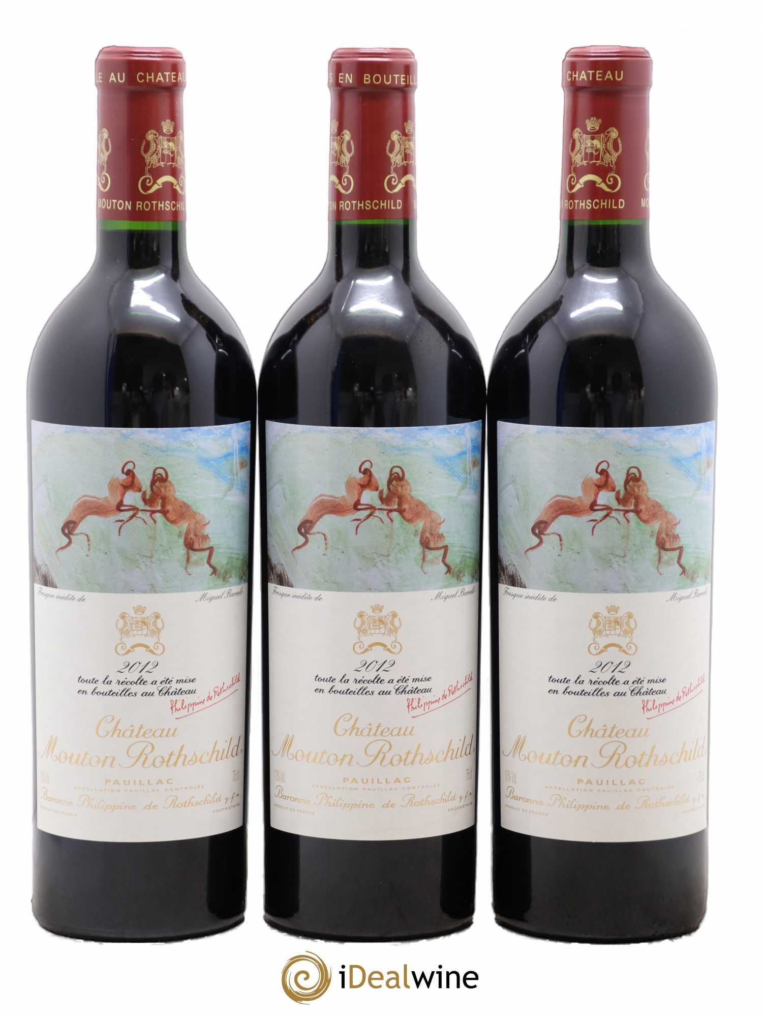 Château Mouton Rothschild 1er Grand Cru Classé 2012 - Lot de 6 bouteilles - 1