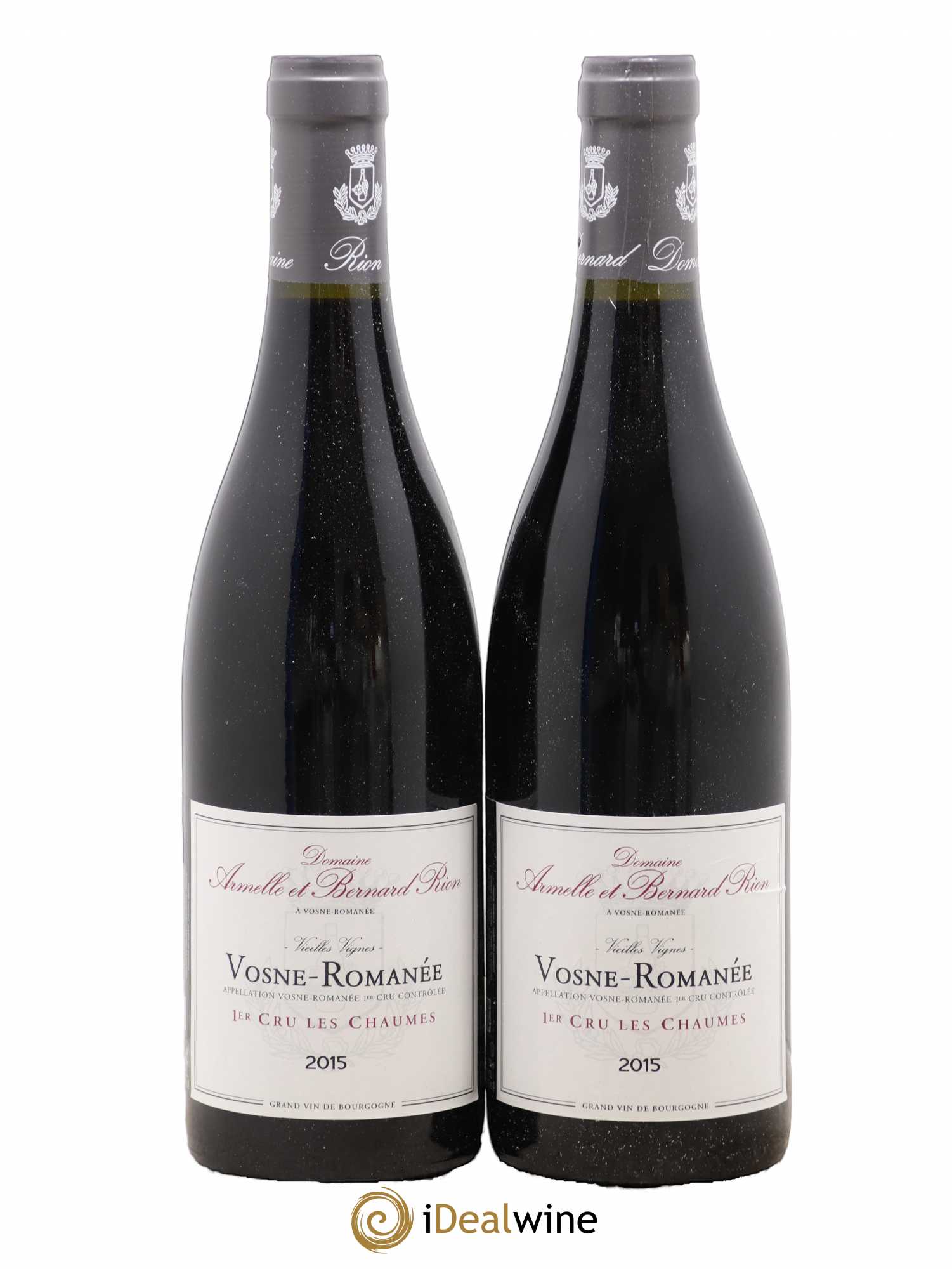 Vosne-Romanée 1er Cru Les Chaumes Armelle Et Bernard Rion 2015 - Posten von 2 Flaschen - 0
