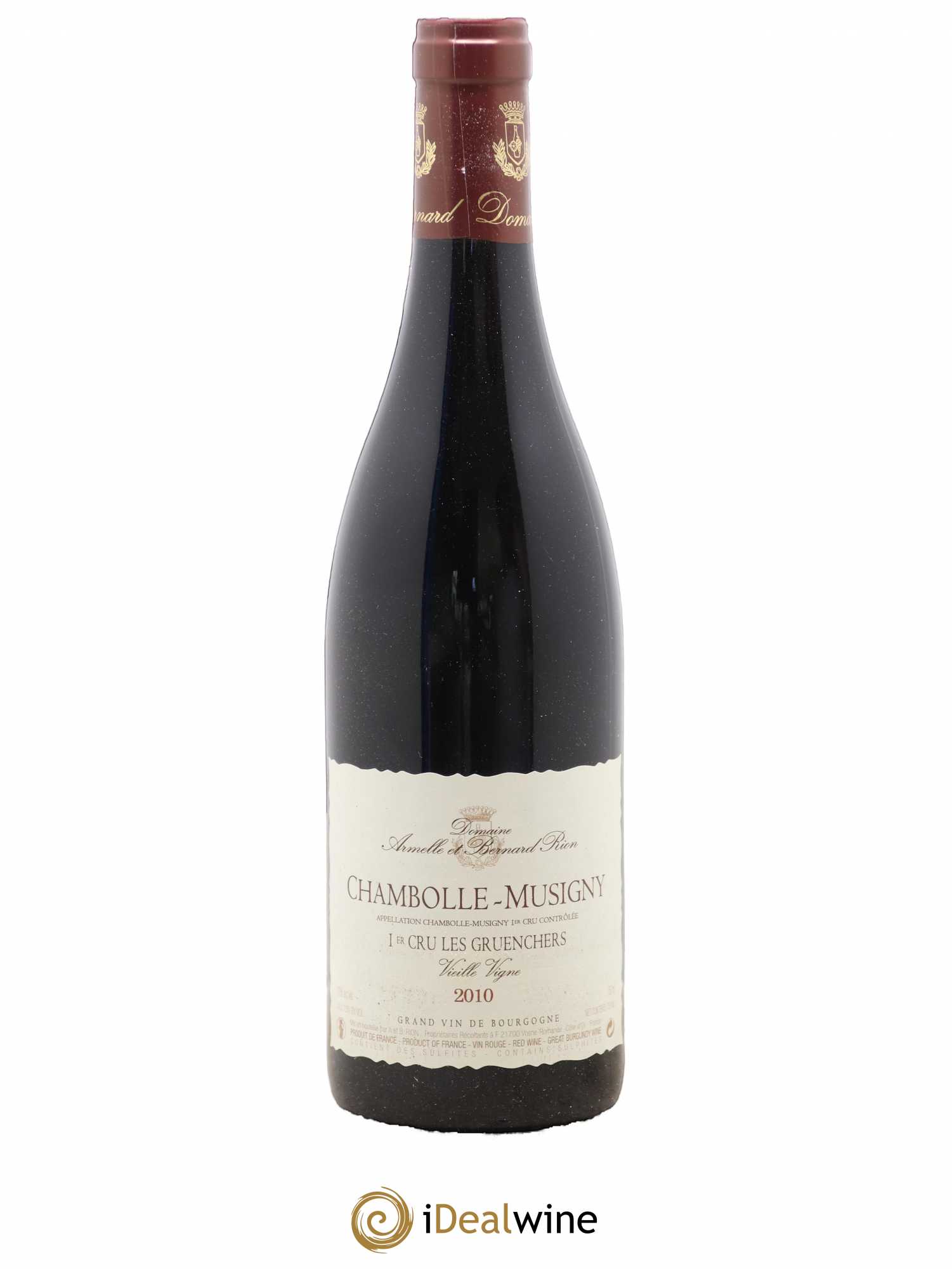 Chambolle-Musigny 1er Cru Les Gruenchers Vieilles vignes Armelle Et Bernard Rion 2010 - Posten von 1 Flasche - 0