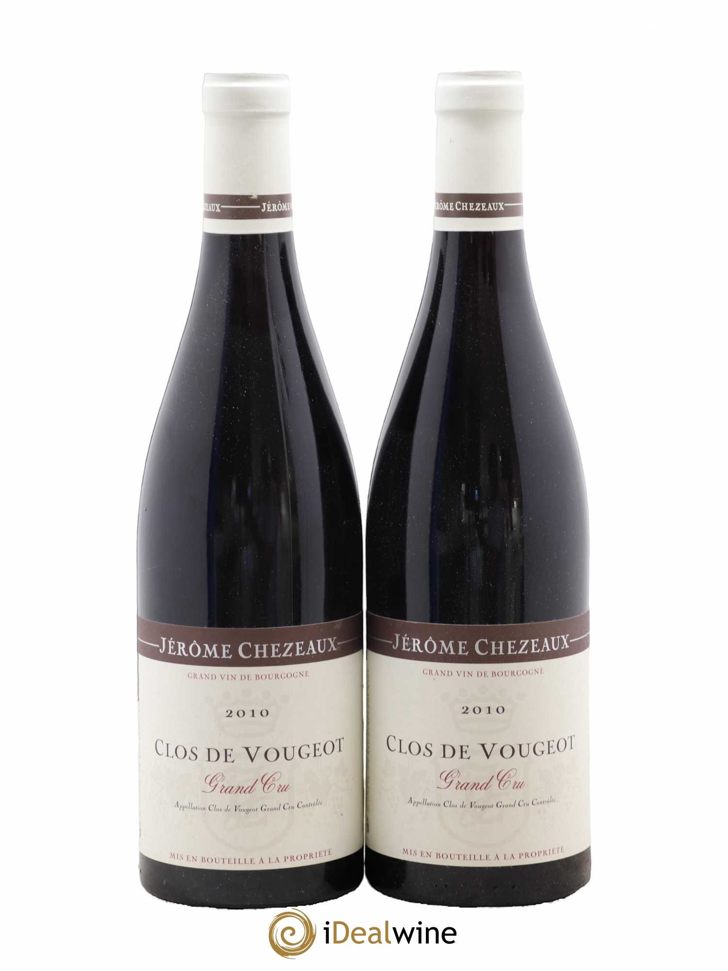 Clos de Vougeot Grand Cru Jerome Chezeaux 2010 - Lot de 2 bouteilles - 0