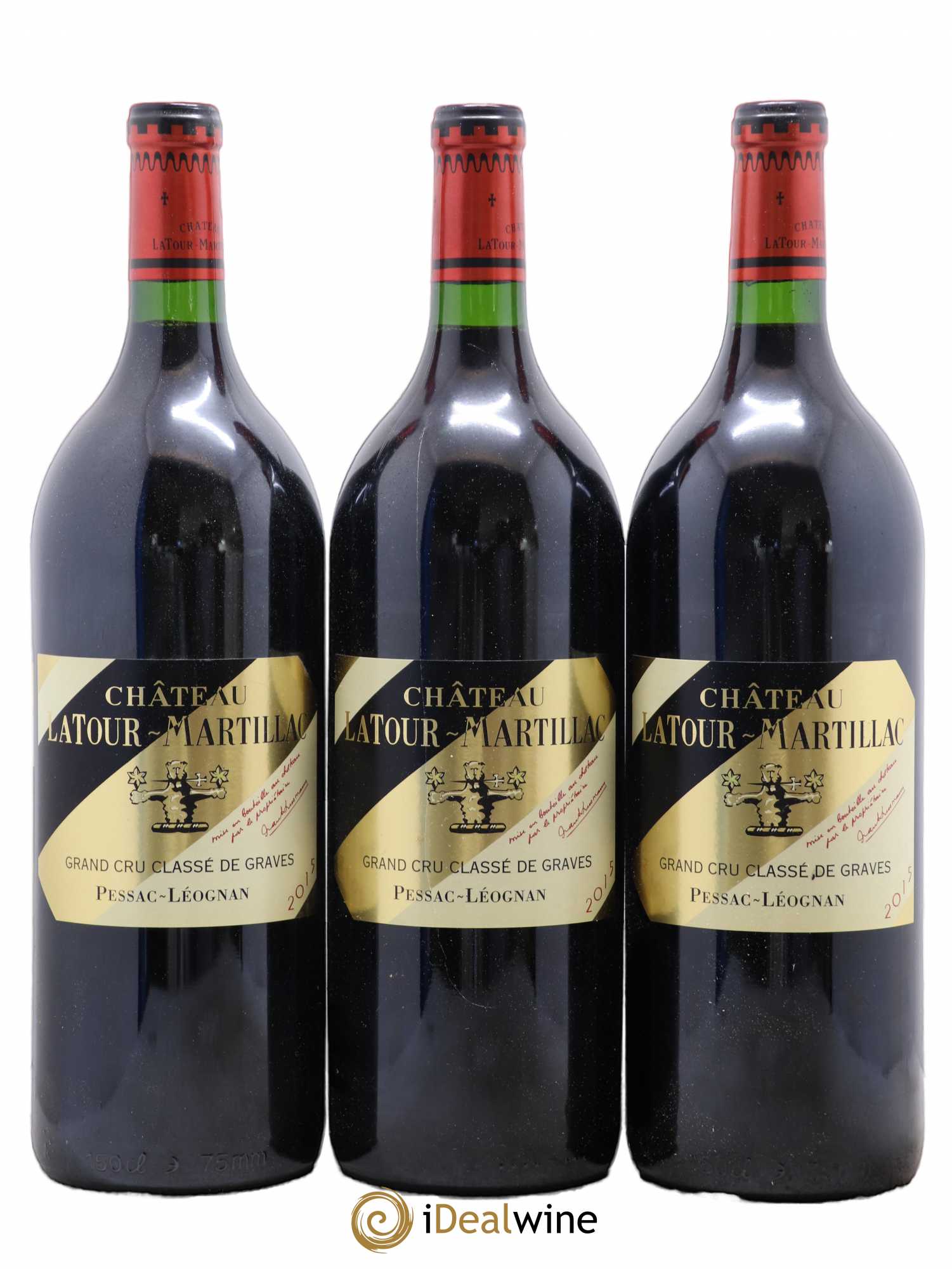 Château Latour-Martillac Cru Classé de Graves 2015 - Lot de 3 magnums - 0