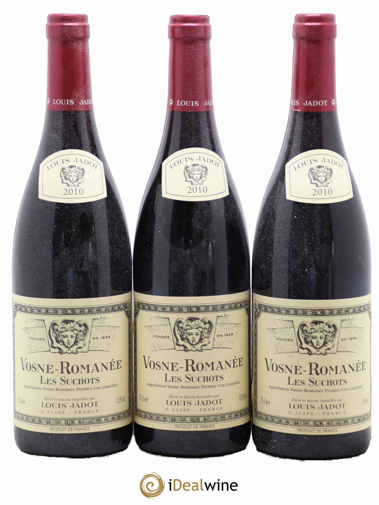 Vosne-Romanée 1er Cru Les Suchots Maison Louis Jadot 2010 - Lot de 3 bouteilles - 0