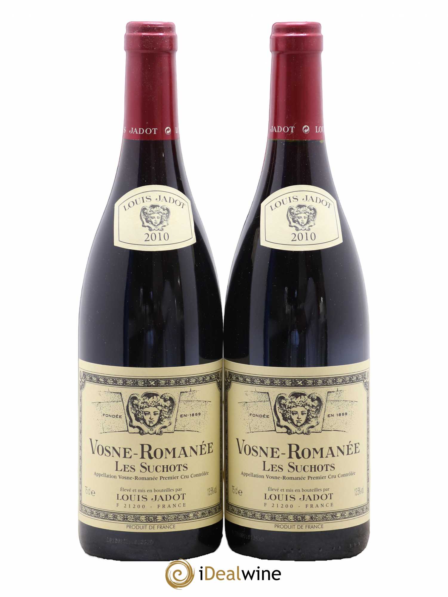 Vosne-Romanée 1er Cru Les Suchots Maison Louis Jadot 2010 - Lot de 2 bouteilles - 0