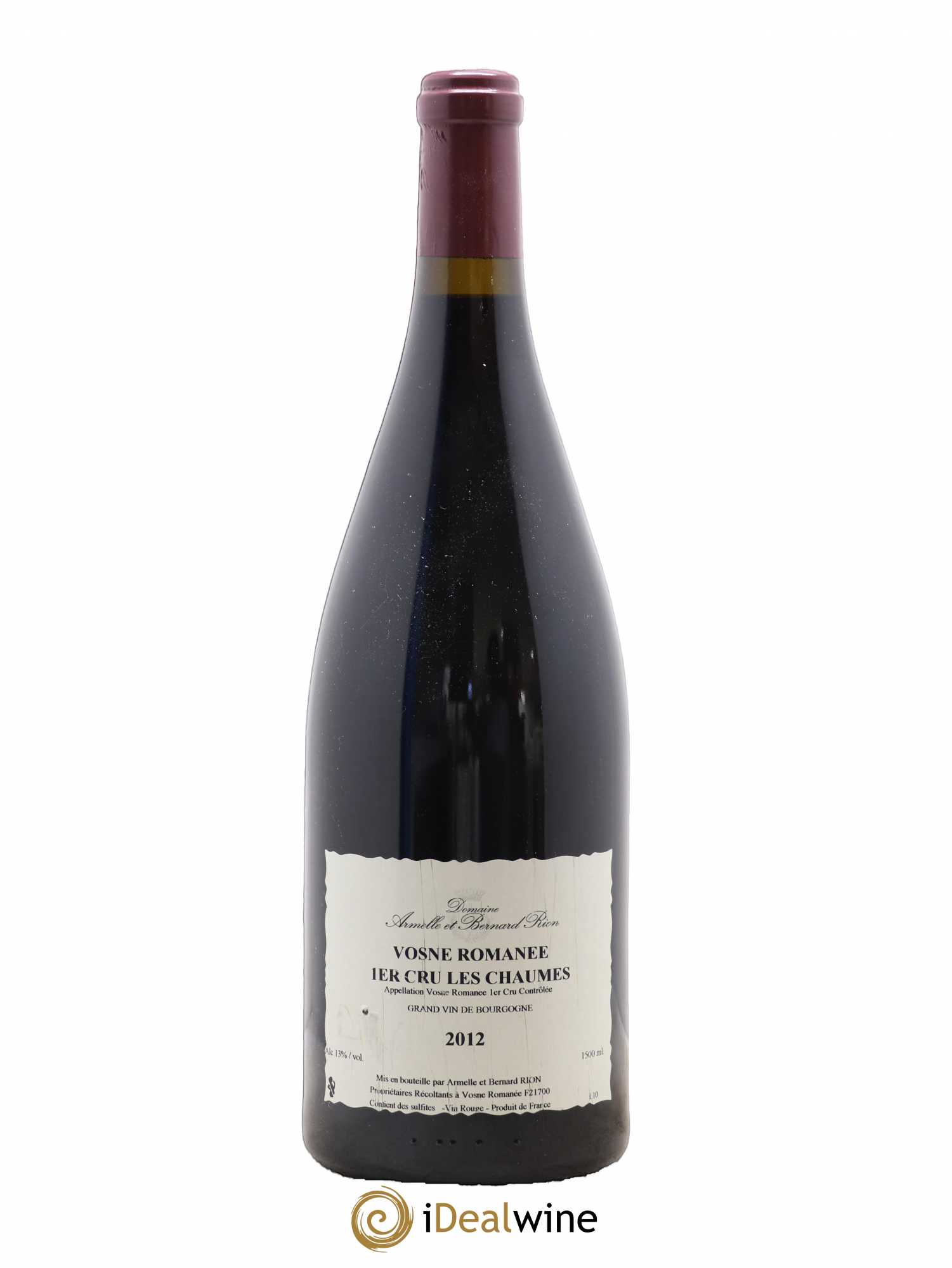 Vosne-Romanée 1er Cru Les Chaumes Armelle Et Bernard Rion 2012 - Posten von 1 Magnum - 0