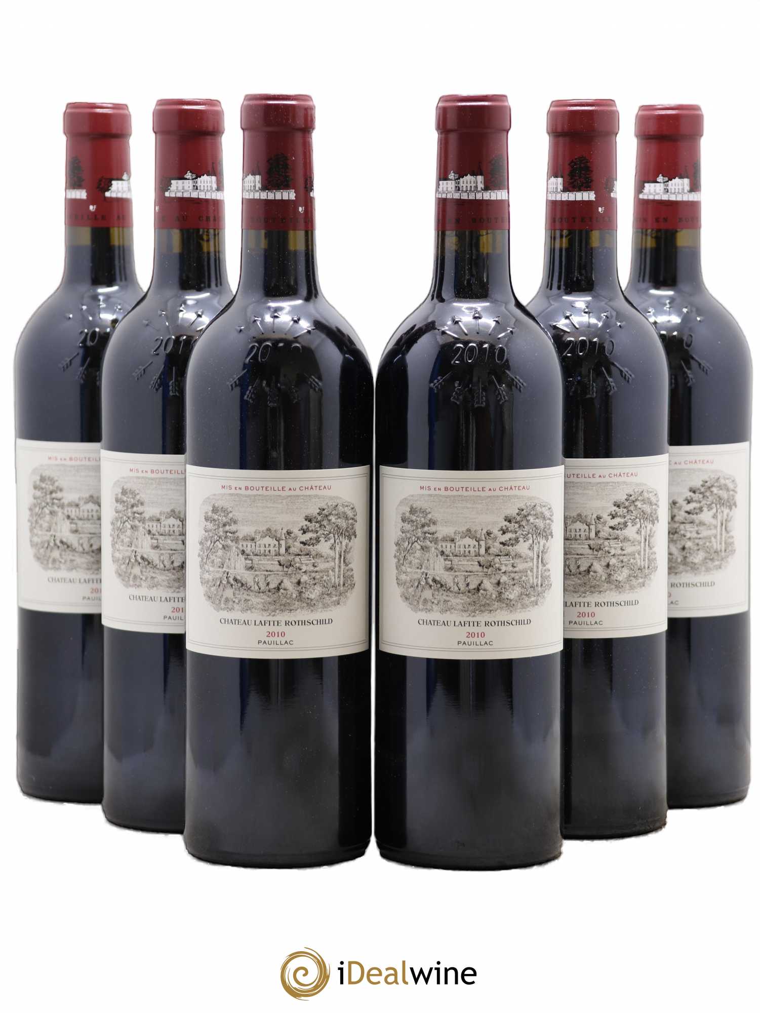 Château Lafite Rothschild 1er Grand Cru Classé 2010 - Lot de 6 bouteilles - 0