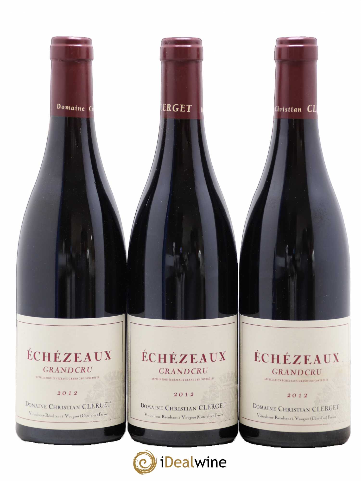 Echezeaux Grand Cru Christian Clerget 2012 - Lot de 3 bouteilles - 0