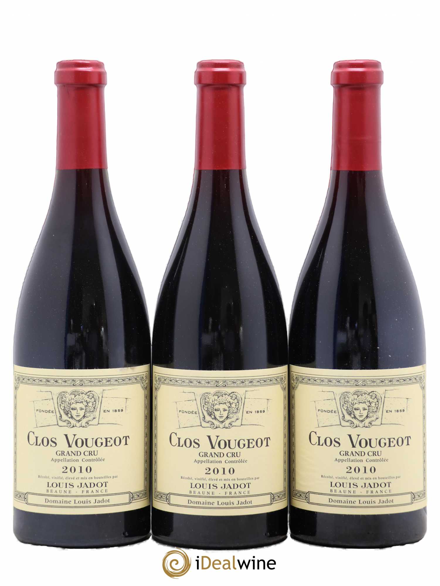 Clos de Vougeot Grand Cru Louis Jadot (Domaine) 2010 - Lot de 6 bouteilles - 1