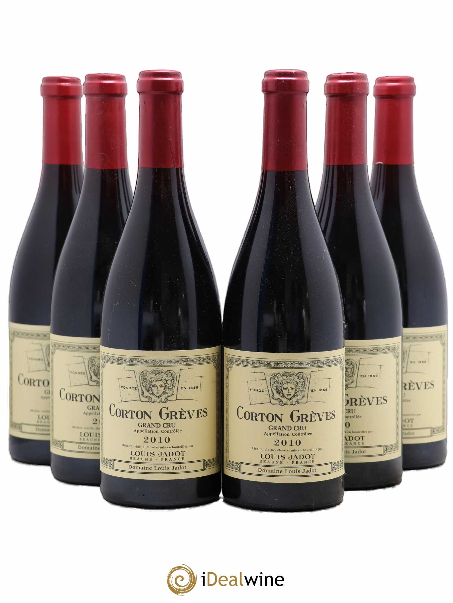 Corton Grand Cru Grèves Louis Jadot (Domaine) 2010 - Lot de 6 bouteilles - 0