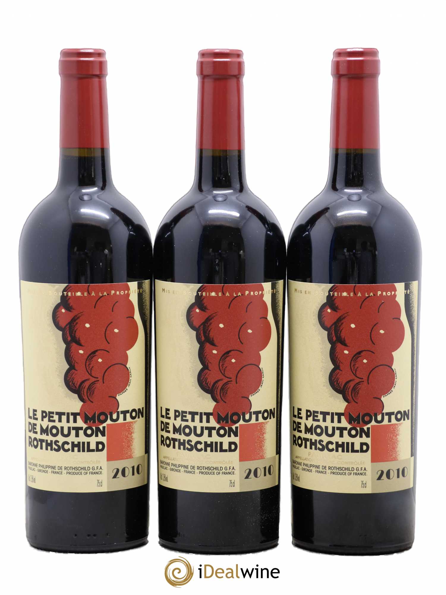 Petit Mouton Second Vin 2010 - Lot de 6 bouteilles - 1