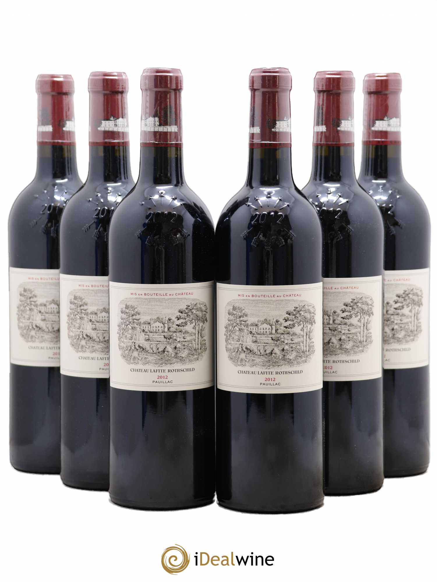 Château Lafite Rothschild 1er Grand Cru Classé 2012 - Lot de 6 bouteilles - 0