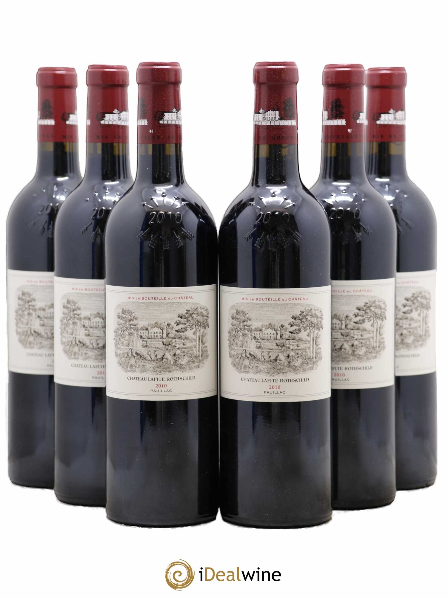 Château Lafite Rothschild 1er Grand Cru Classé 2010 - Lot de 6 bouteilles - 0