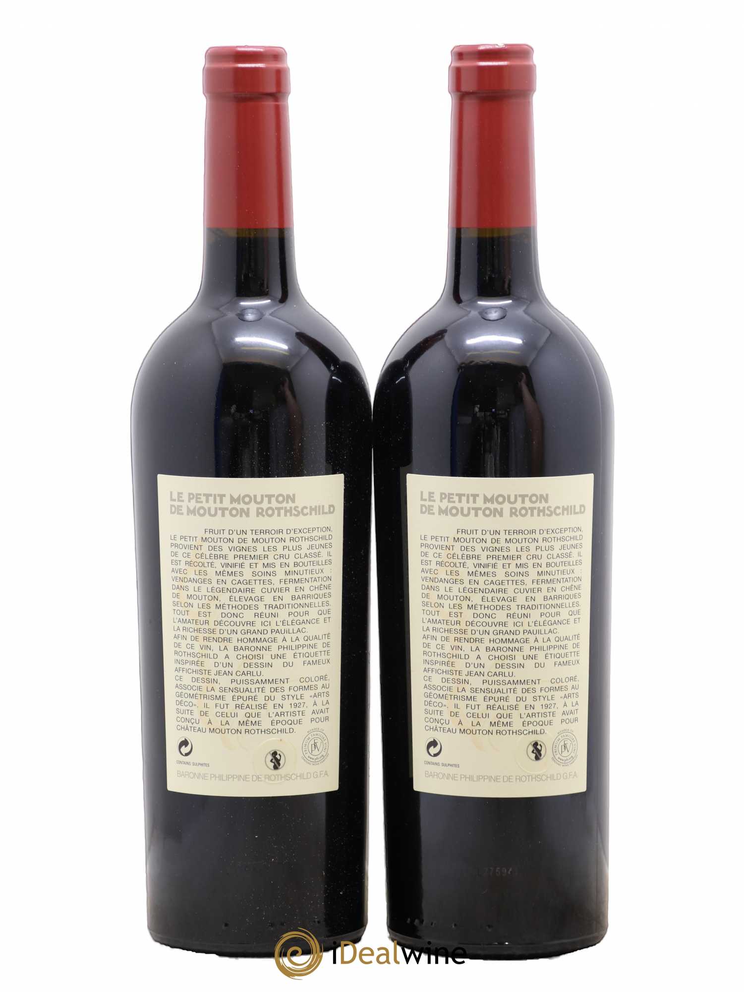 Petit Mouton Second Vin 2010 - Lot de 2 bouteilles - 1