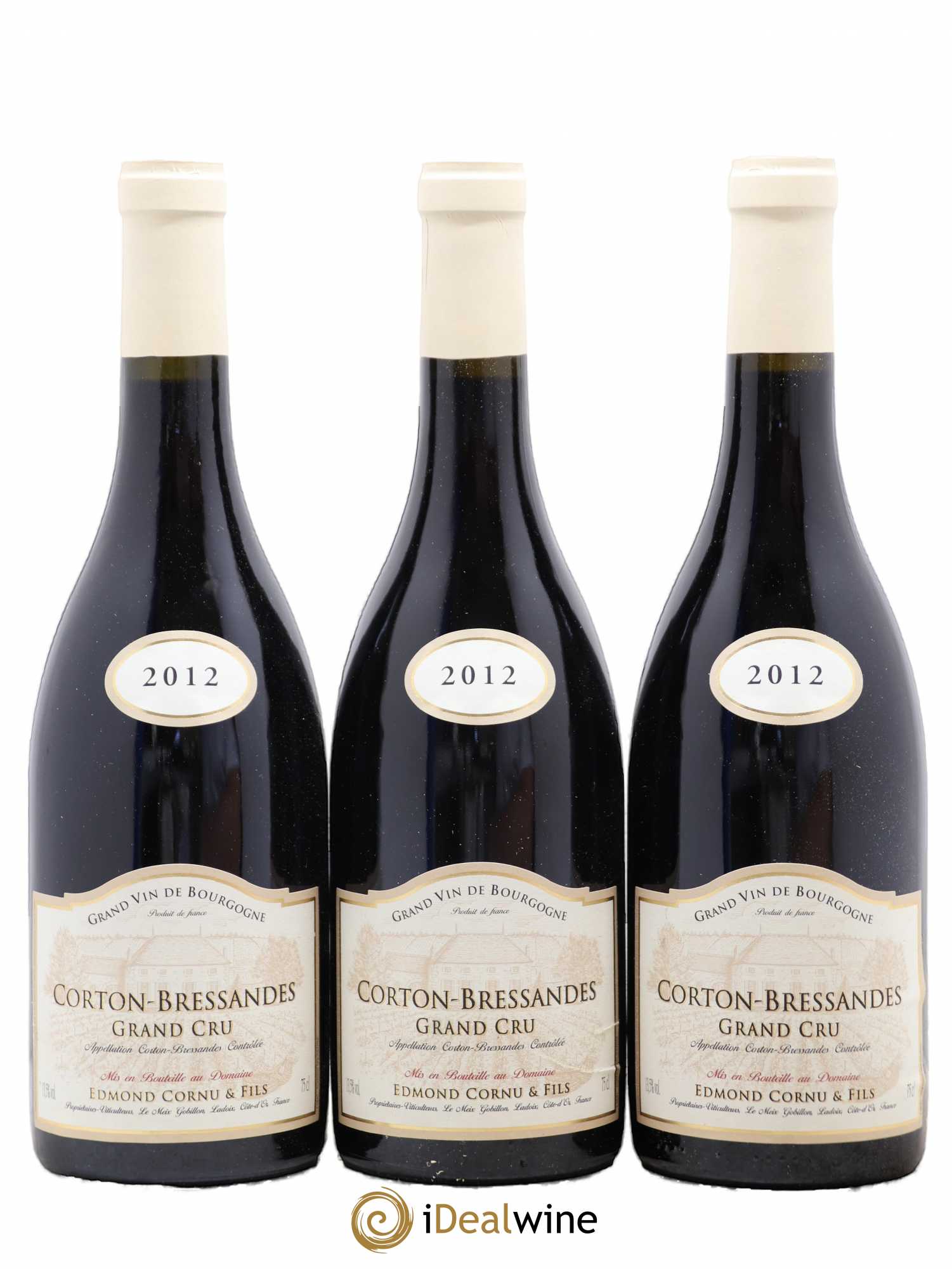 Corton Grand Cru Bressandes Edmond Cornu et Fils 2012 - Lot de 6 bouteilles - 1