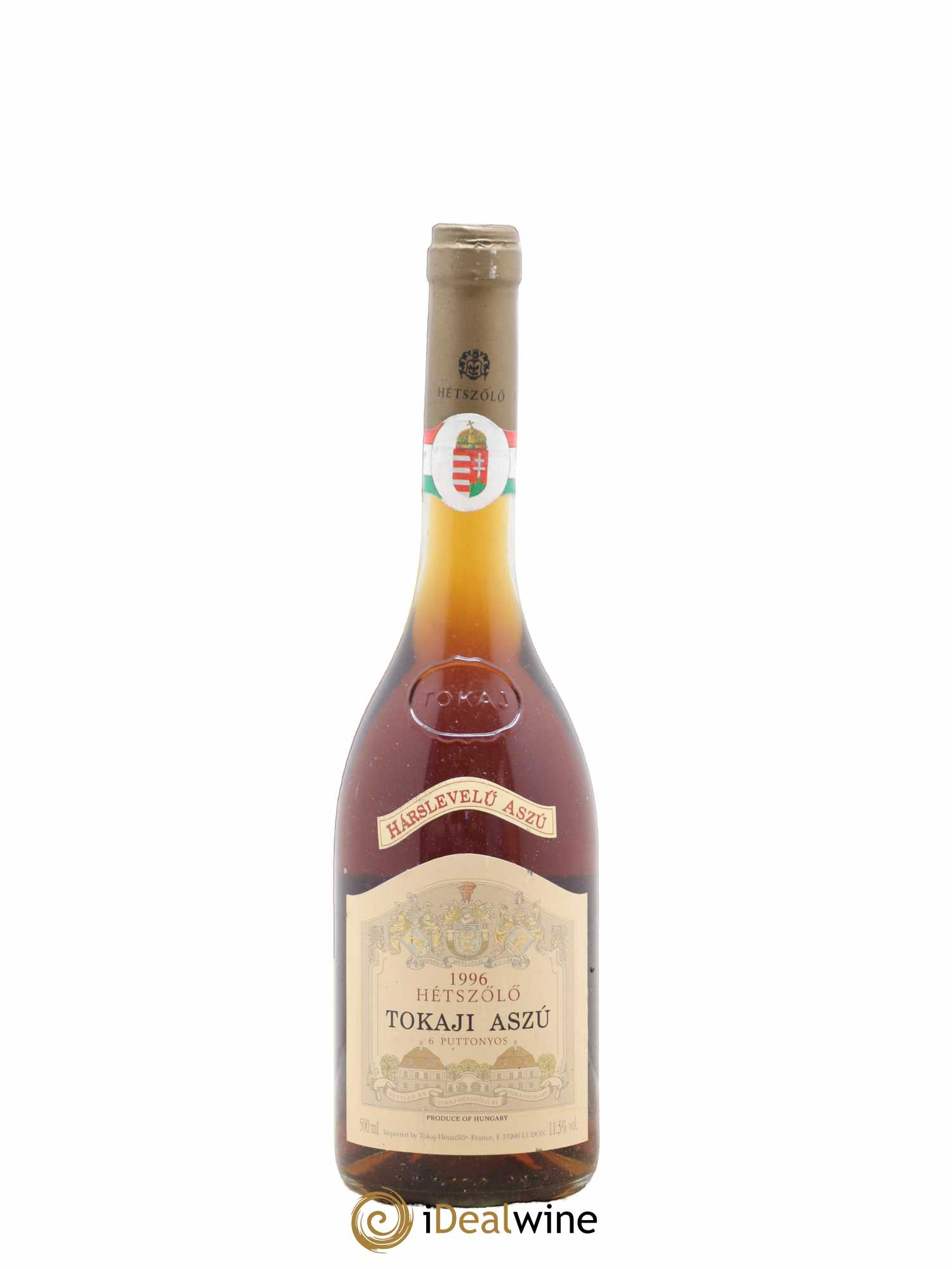 Tokaji Aszú 6 Puttonyos Hetszóló 50cl 1996 - Posten von 1 Flasche - 0