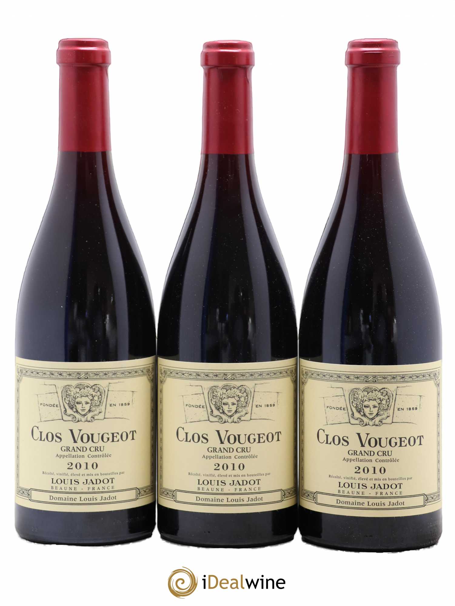 Clos de Vougeot Grand Cru Louis Jadot (Domaine) 2010 - Lot de 6 bouteilles - 1