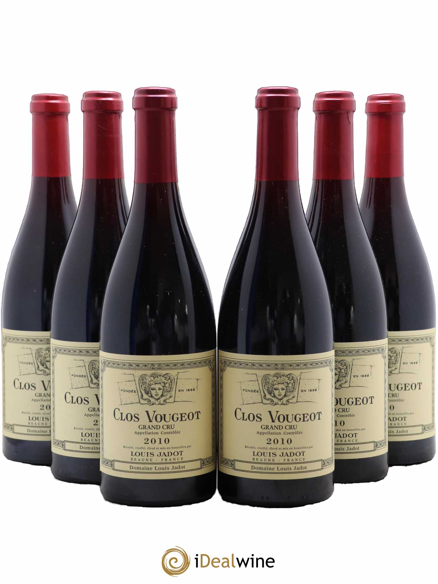 Clos de Vougeot Grand Cru Louis Jadot (Domaine) 2010 - Lot de 6 bouteilles - 0