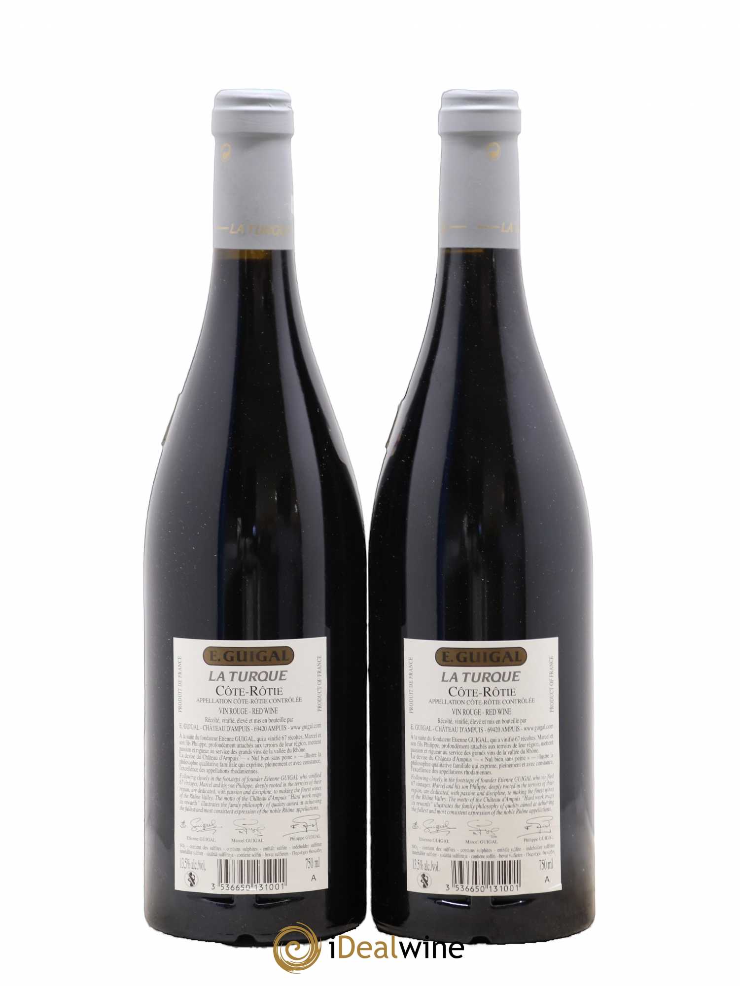Côte-Rôtie La Turque Guigal 2013 - Lot de 2 bouteilles - 1