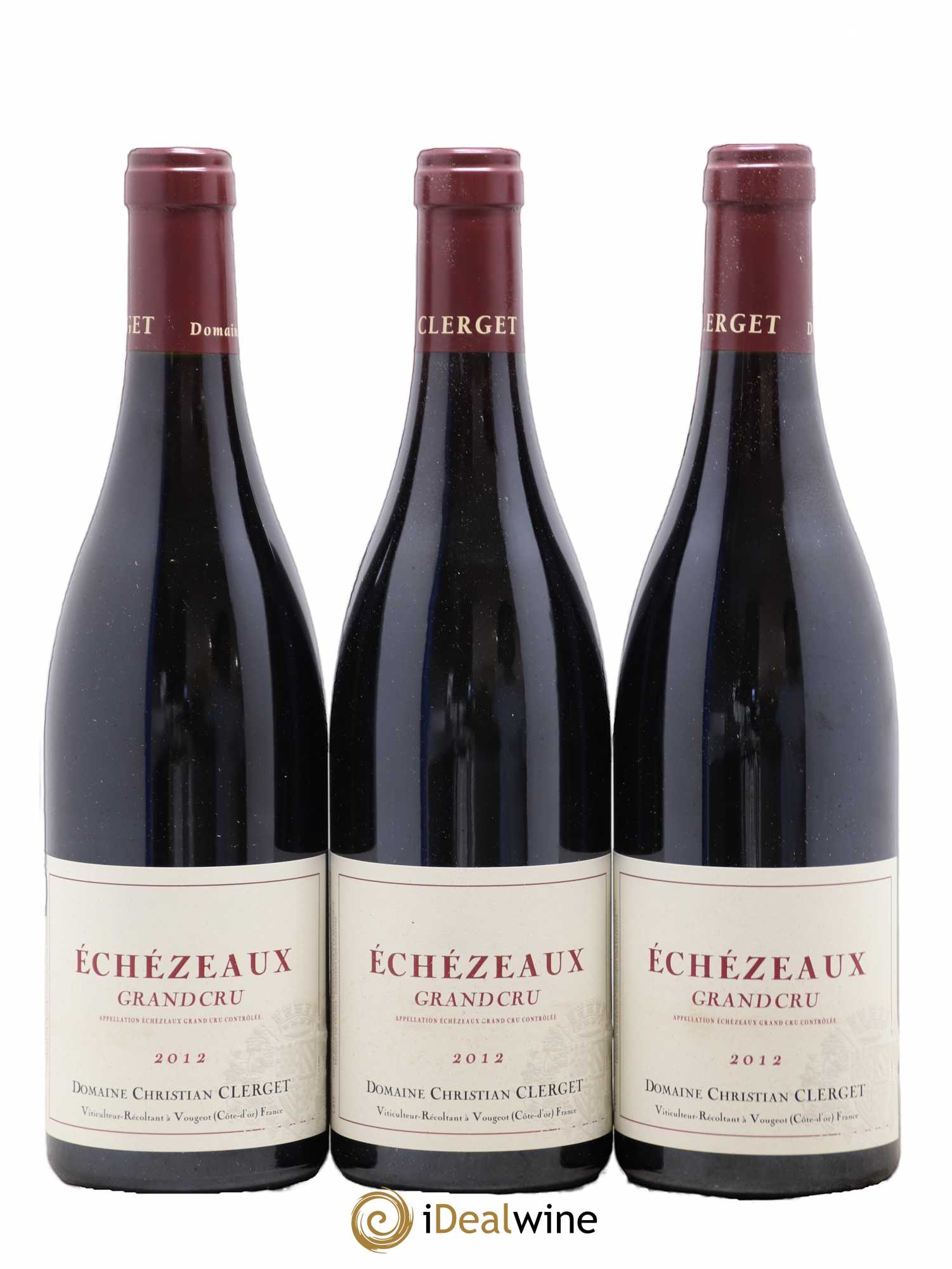Echezeaux Grand Cru Christian Clerget 2012 - Lot de 3 bouteilles - 0