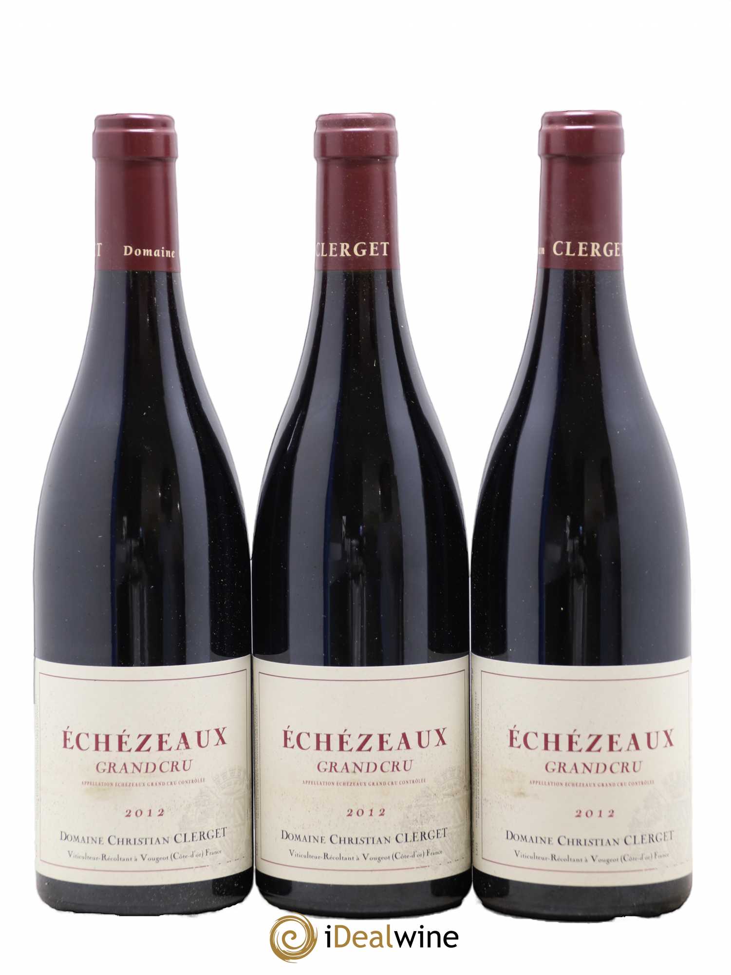 Echezeaux Grand Cru Christian Clerget 2012 - Lot de 3 bouteilles - 0