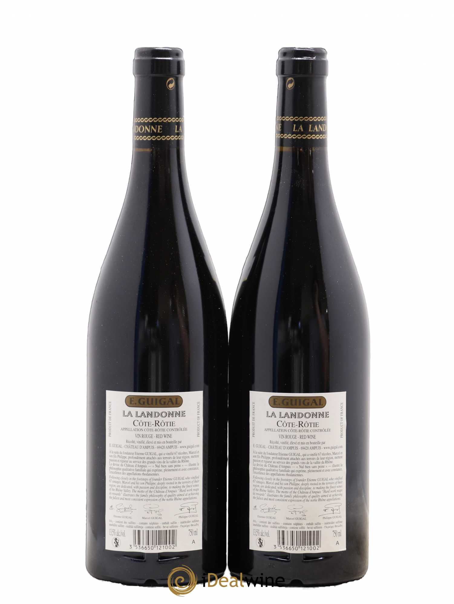 Côte-Rôtie La Landonne Guigal 2012 - Lot de 2 bouteilles - 1