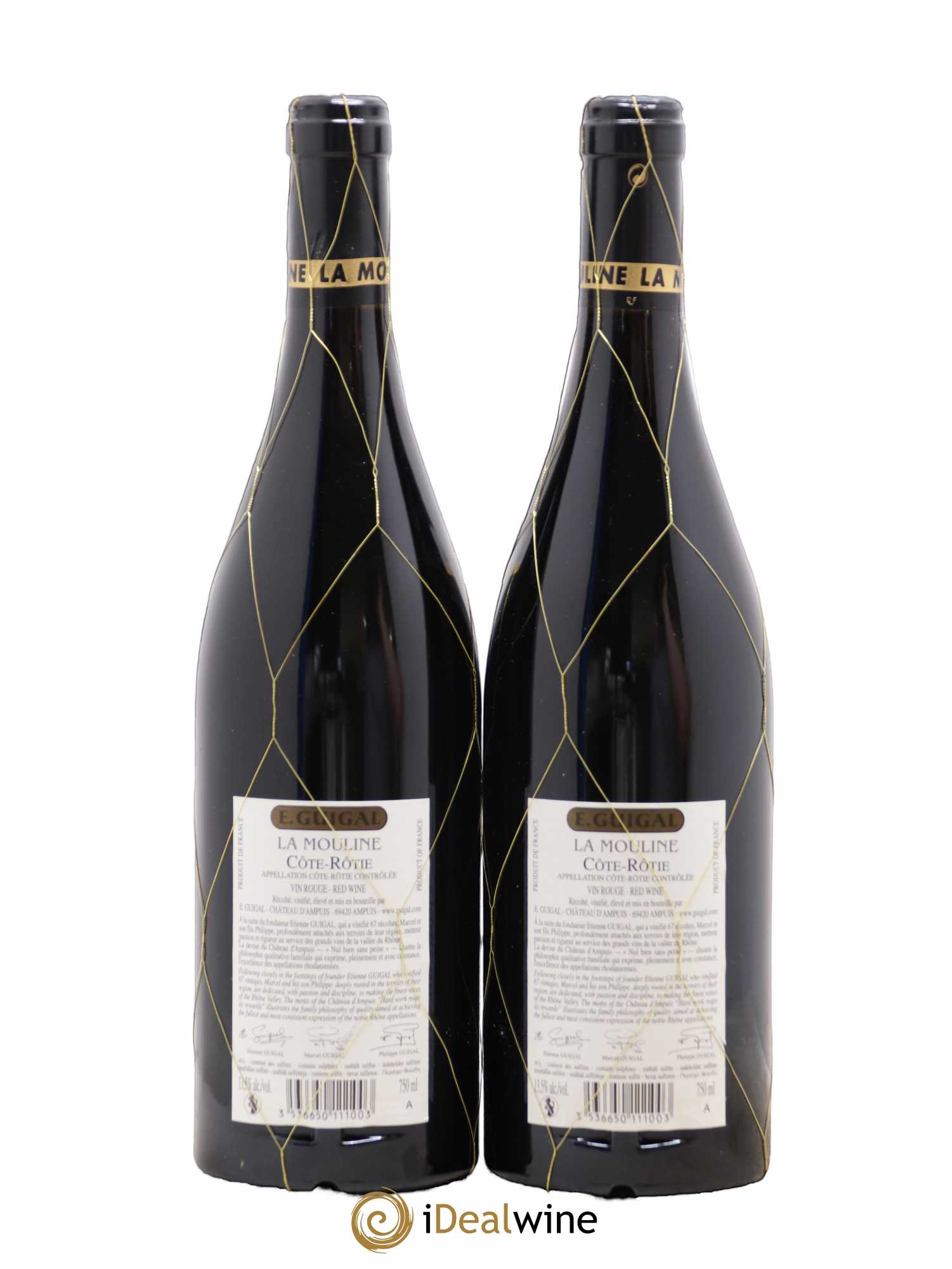 Côte-Rôtie La Mouline Guigal 2012 - Lot de 2 bouteilles - 1