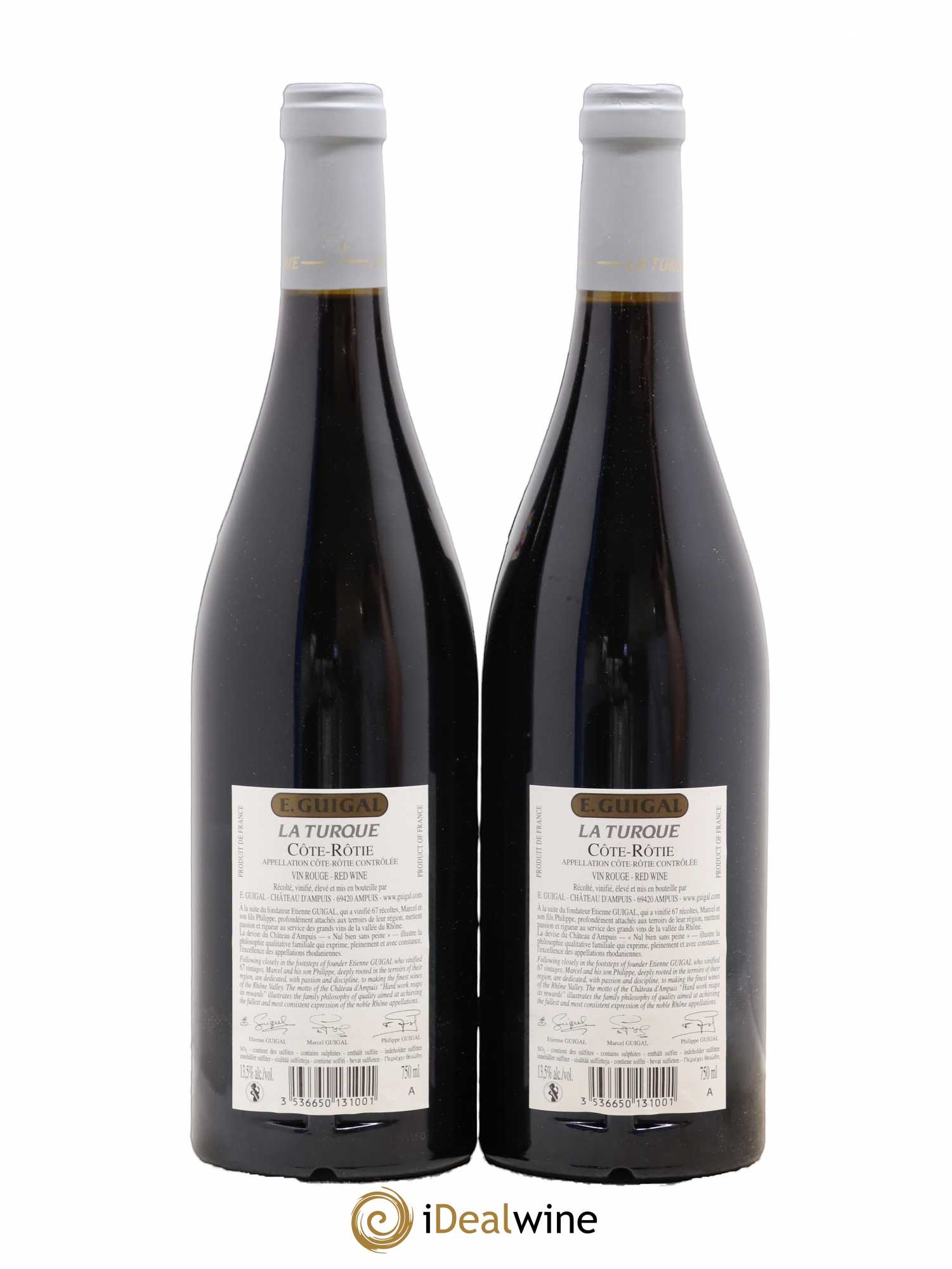 Côte-Rôtie La Turque Guigal 2012 - Lot de 2 bouteilles - 1