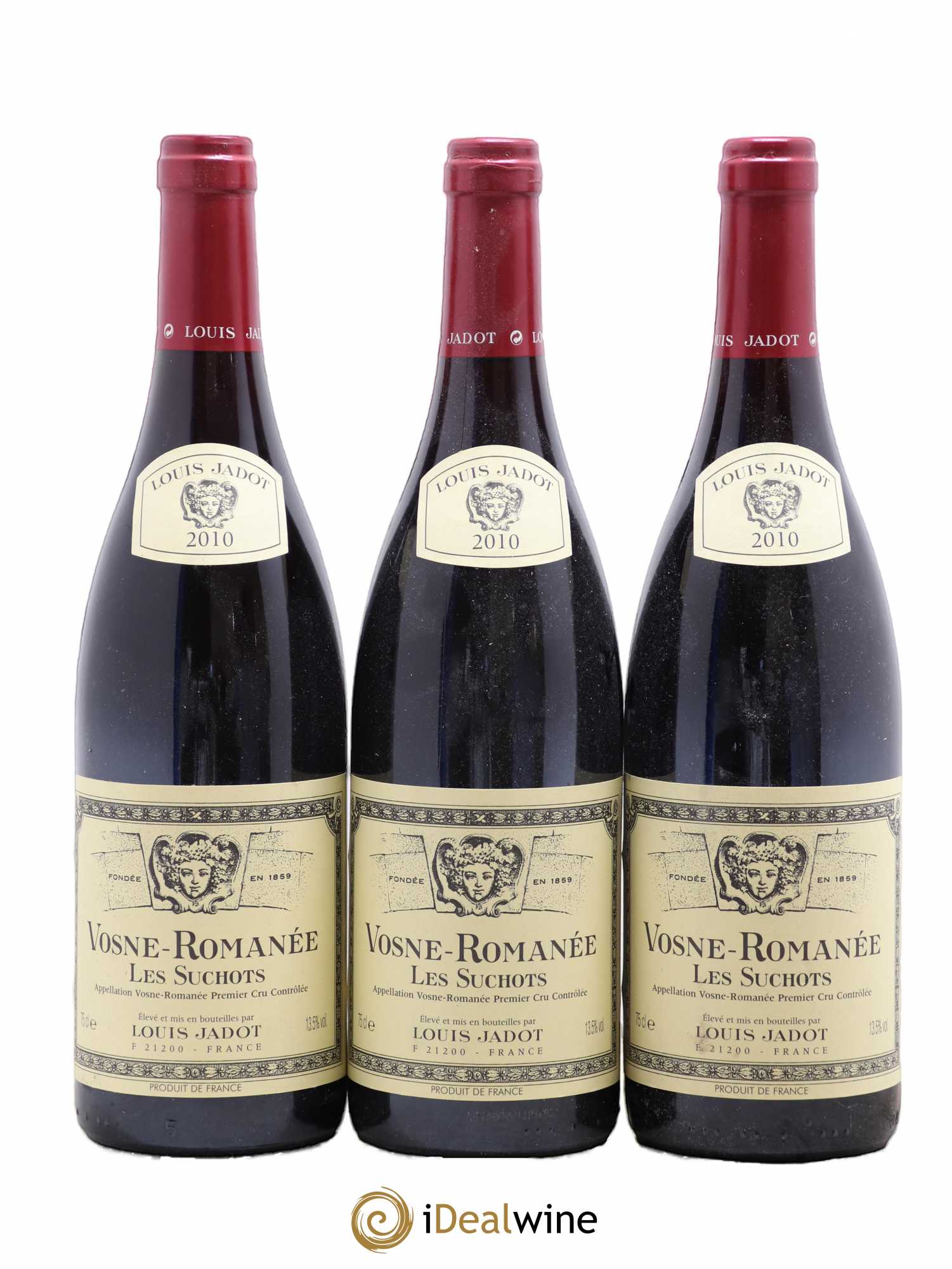Vosne-Romanée 1er Cru Les Suchots Maison Louis Jadot 2010 - Lot de 3 bouteilles - 0
