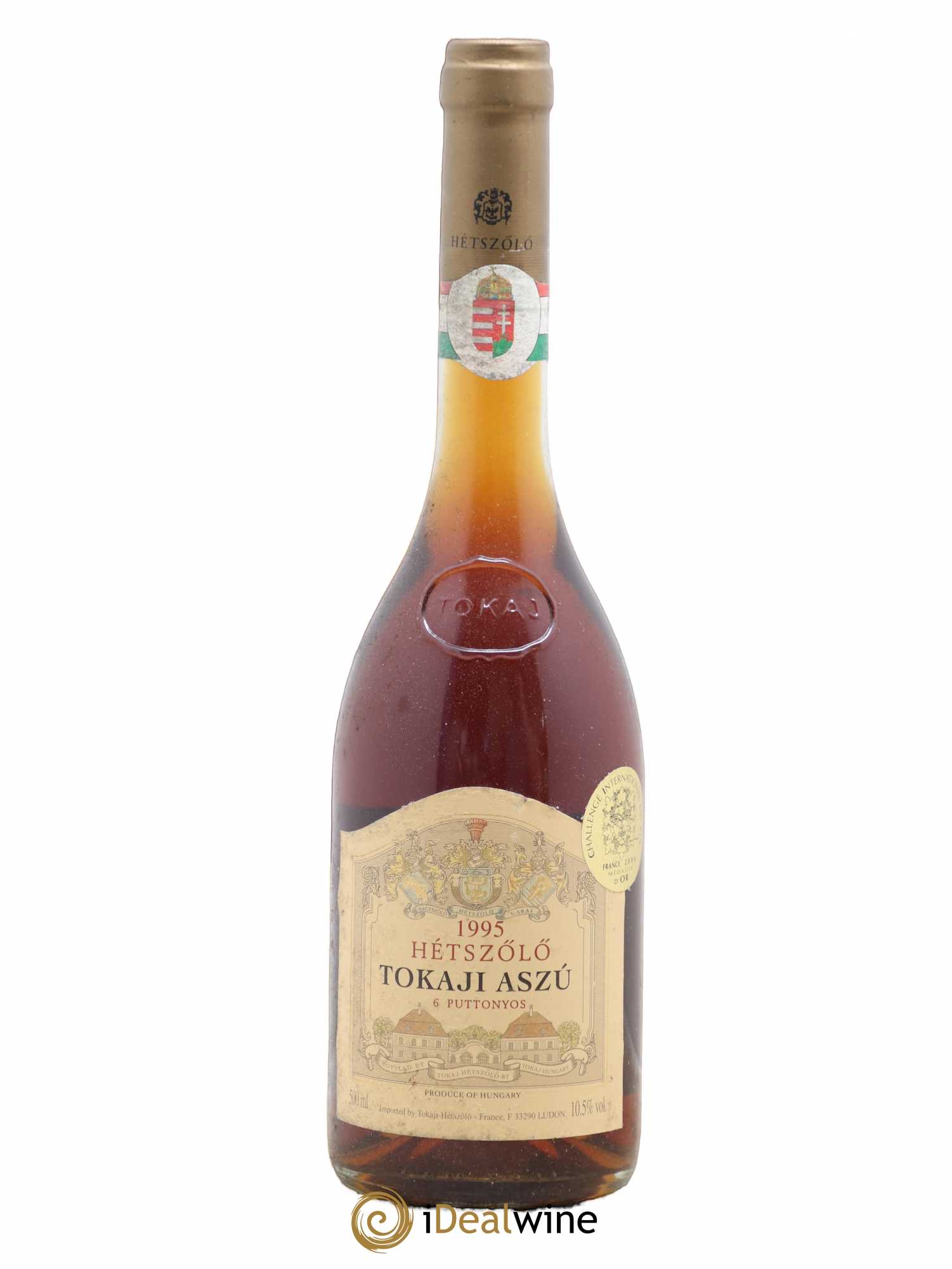 Tokaji Aszú 6 Puttonyos Hetszóló 1995 - Posten von 1 Flasche - 0