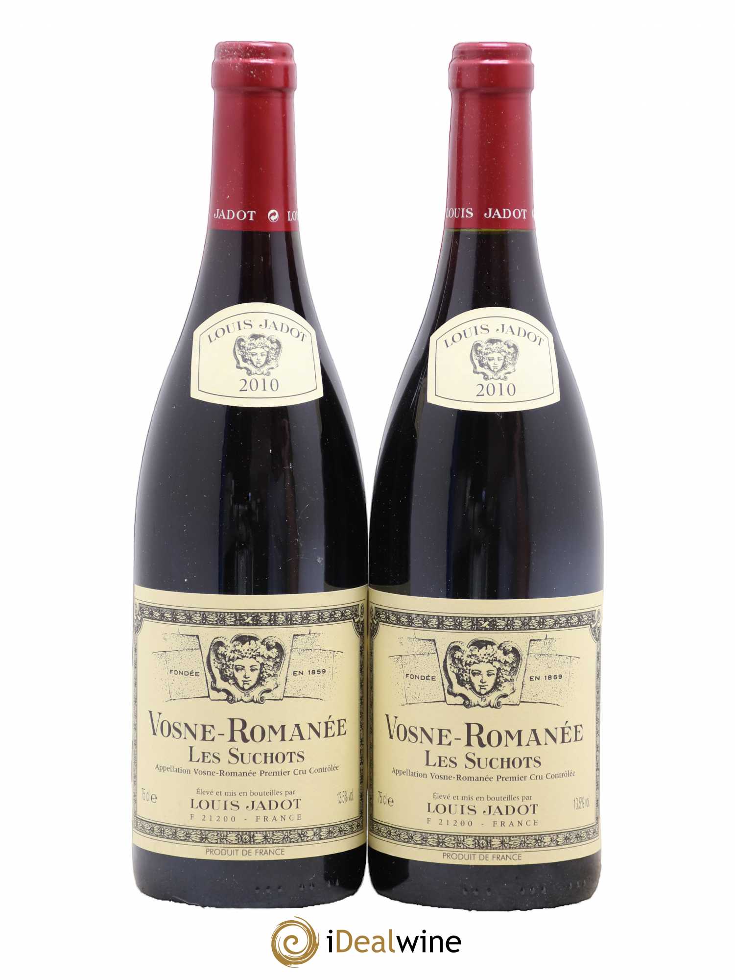 Vosne-Romanée 1er Cru Les Suchots Maison Louis Jadot 2010 - Lot de 2 bouteilles - 0