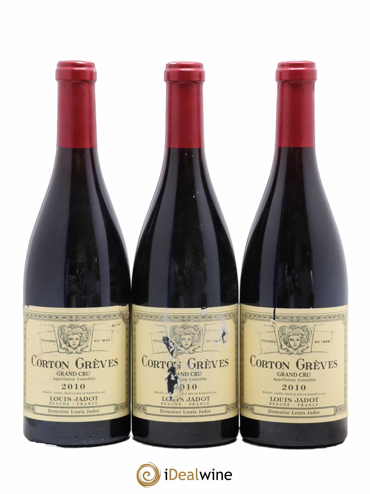 Corton Grand Cru Grèves Louis Jadot (Domaine) 2010 - Lot de 6 bouteilles - 1